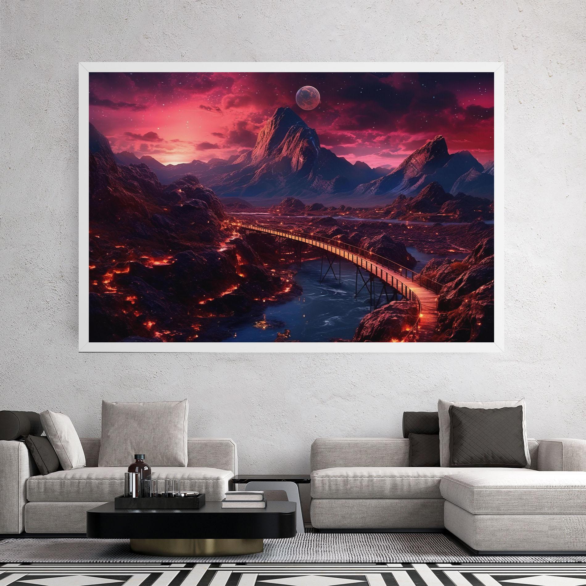 Vászonkép Interstellar Journey mockup 2