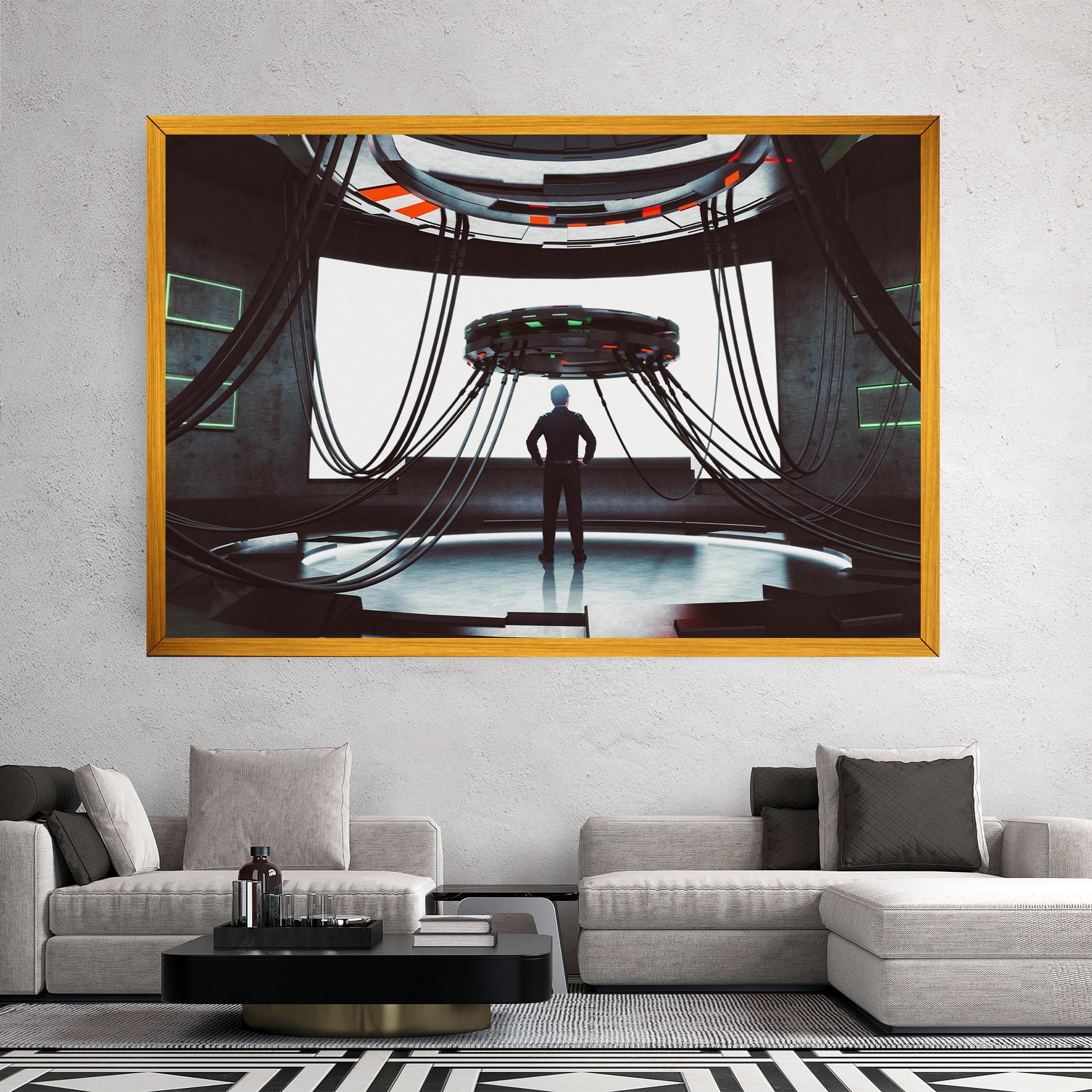 Vászonkép Cyber Chronicle mockup 2