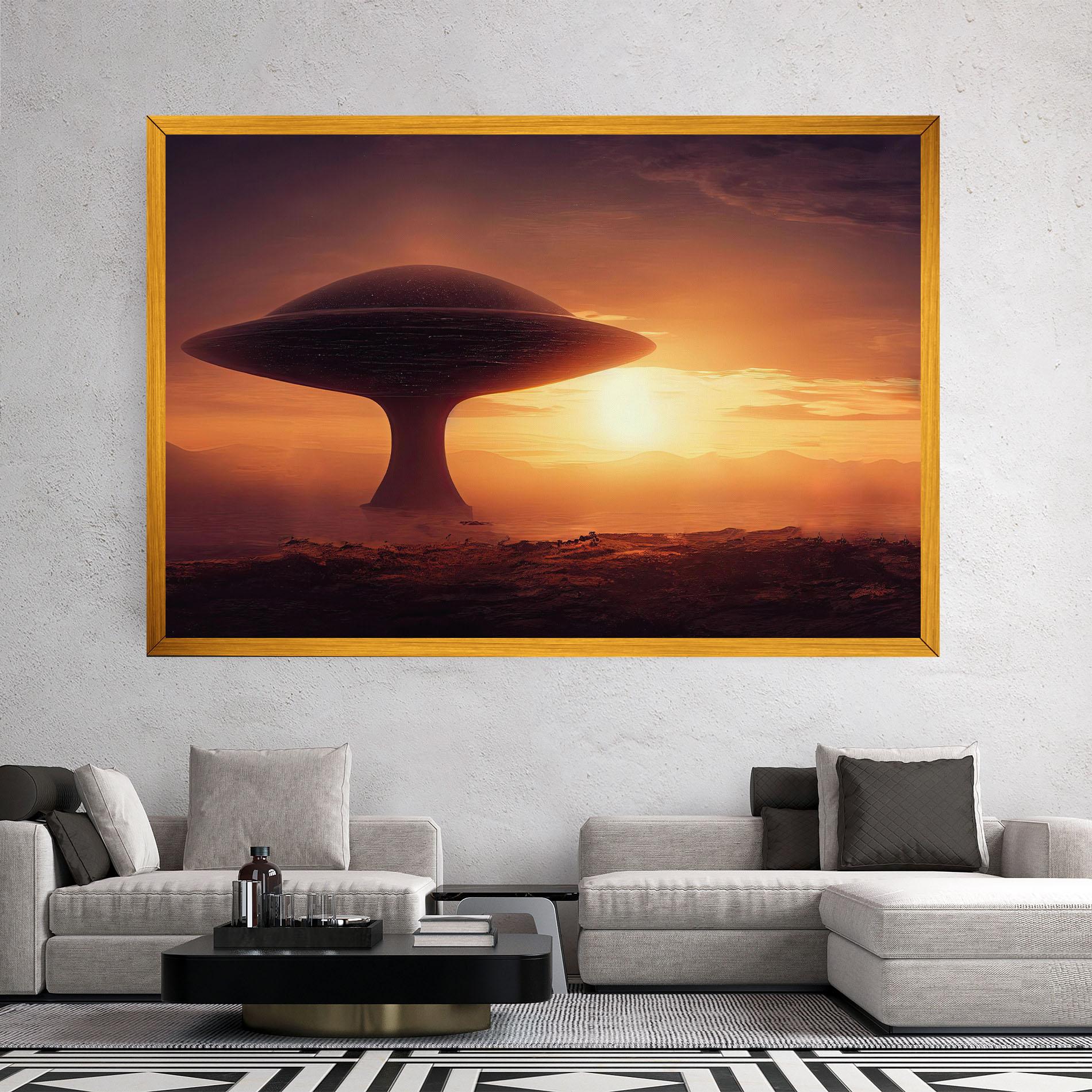 Vászonkép Fantasy Science Fiction mockup 2