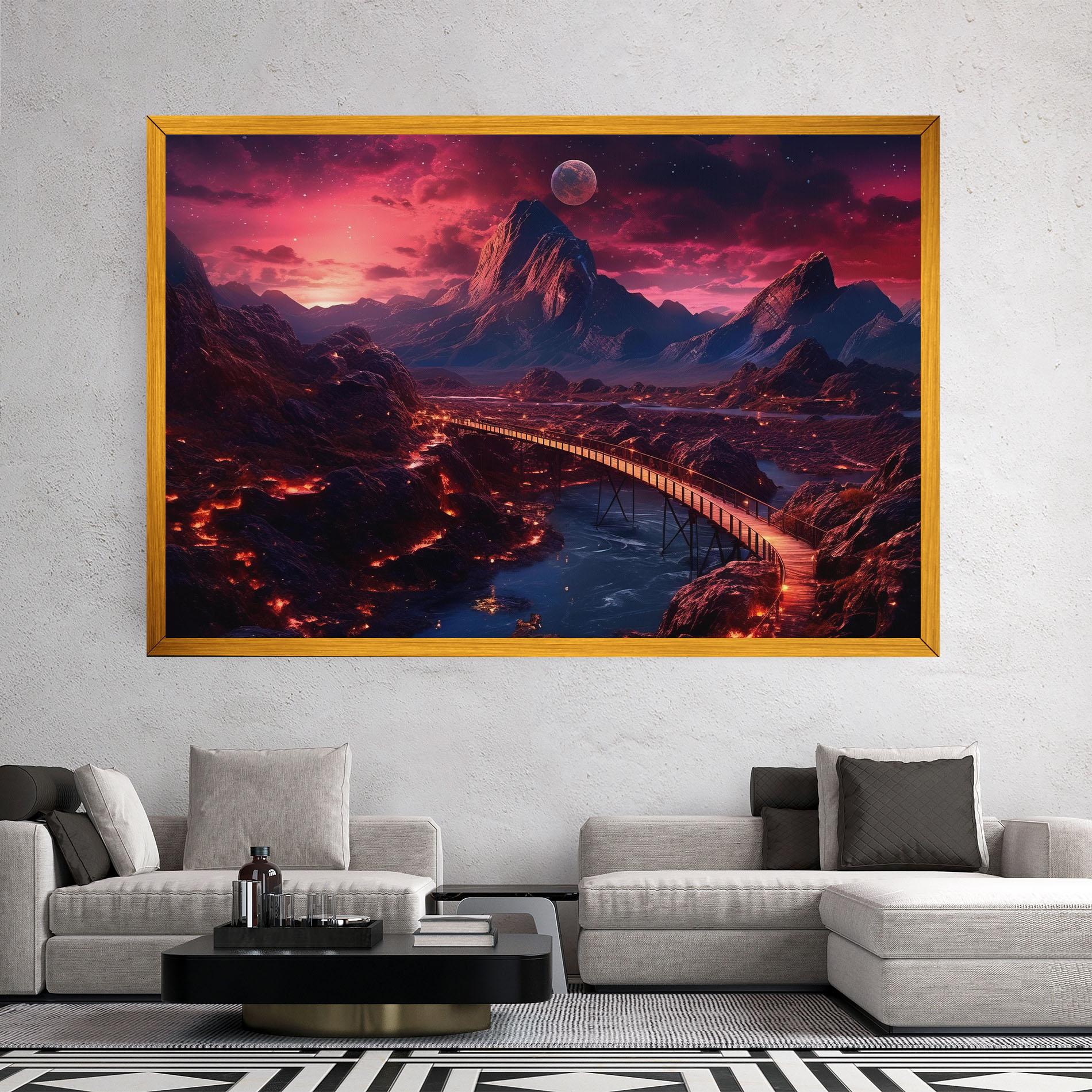 Vászonkép Interstellar Journey mockup 2