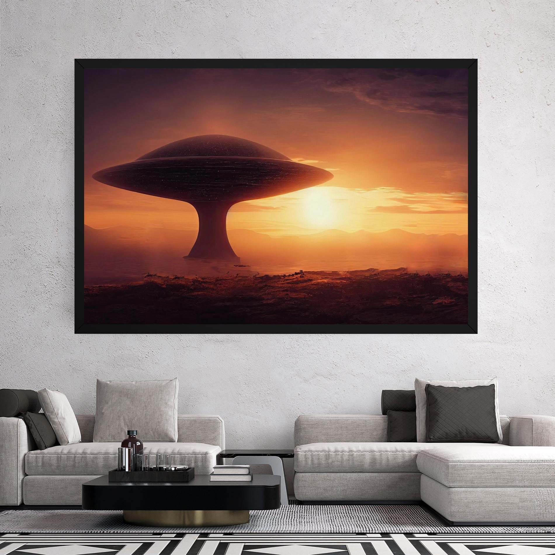 Vászonkép Fantasy Science Fiction mockup 2