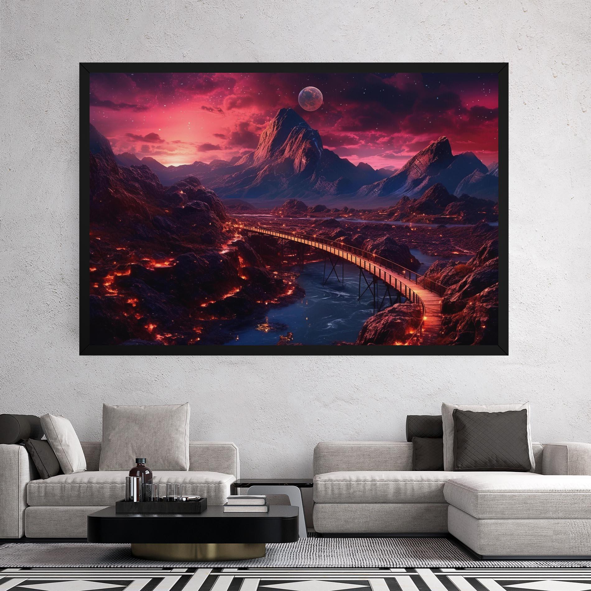 Vászonkép Interstellar Journey mockup 2