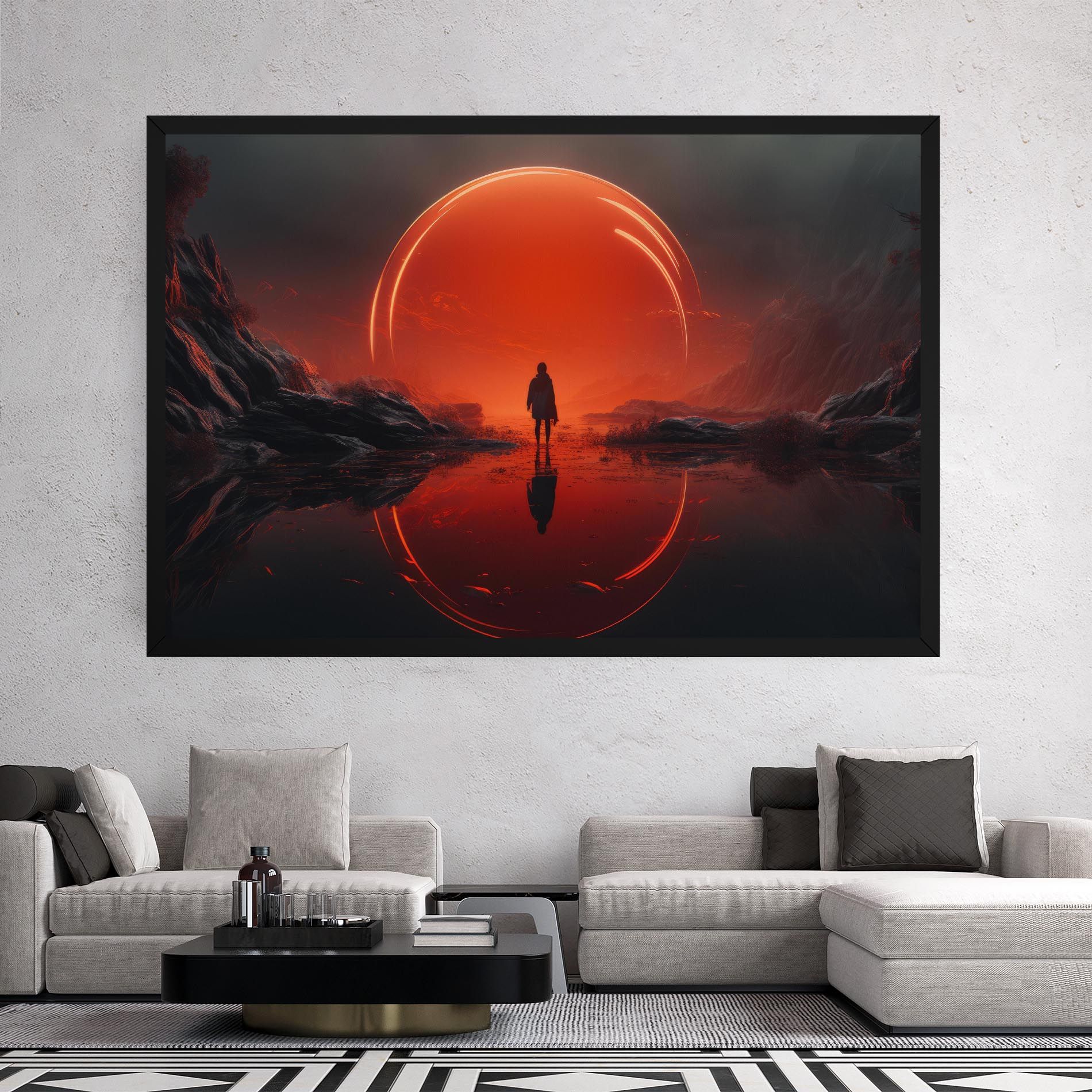 Man Orange Orb mockup 2