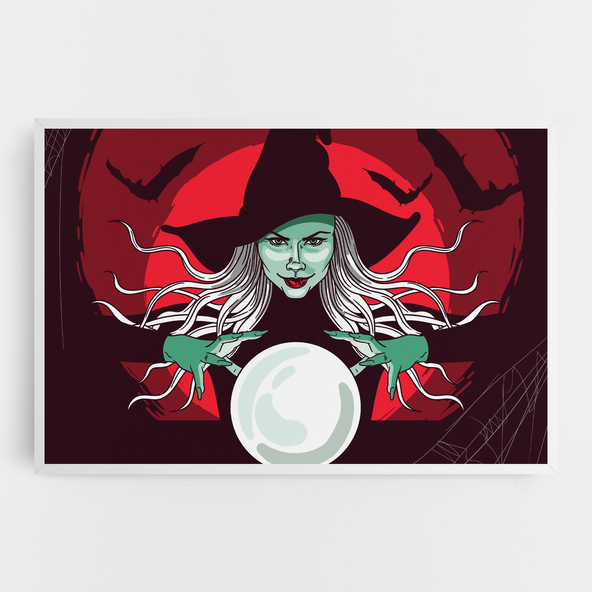 Vászonkép Green Witch mockup 0