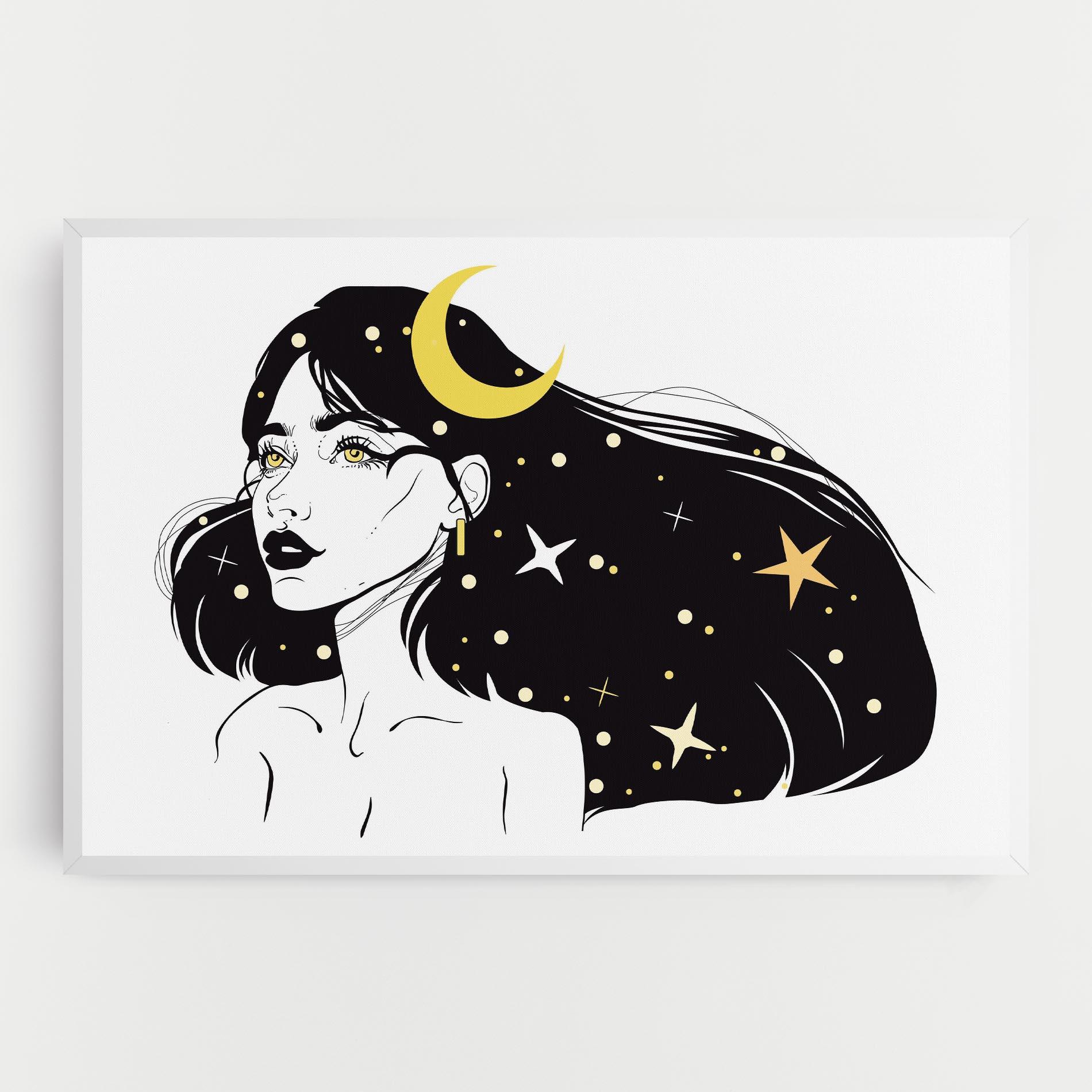 Vászonkép Night Witch mockup 0