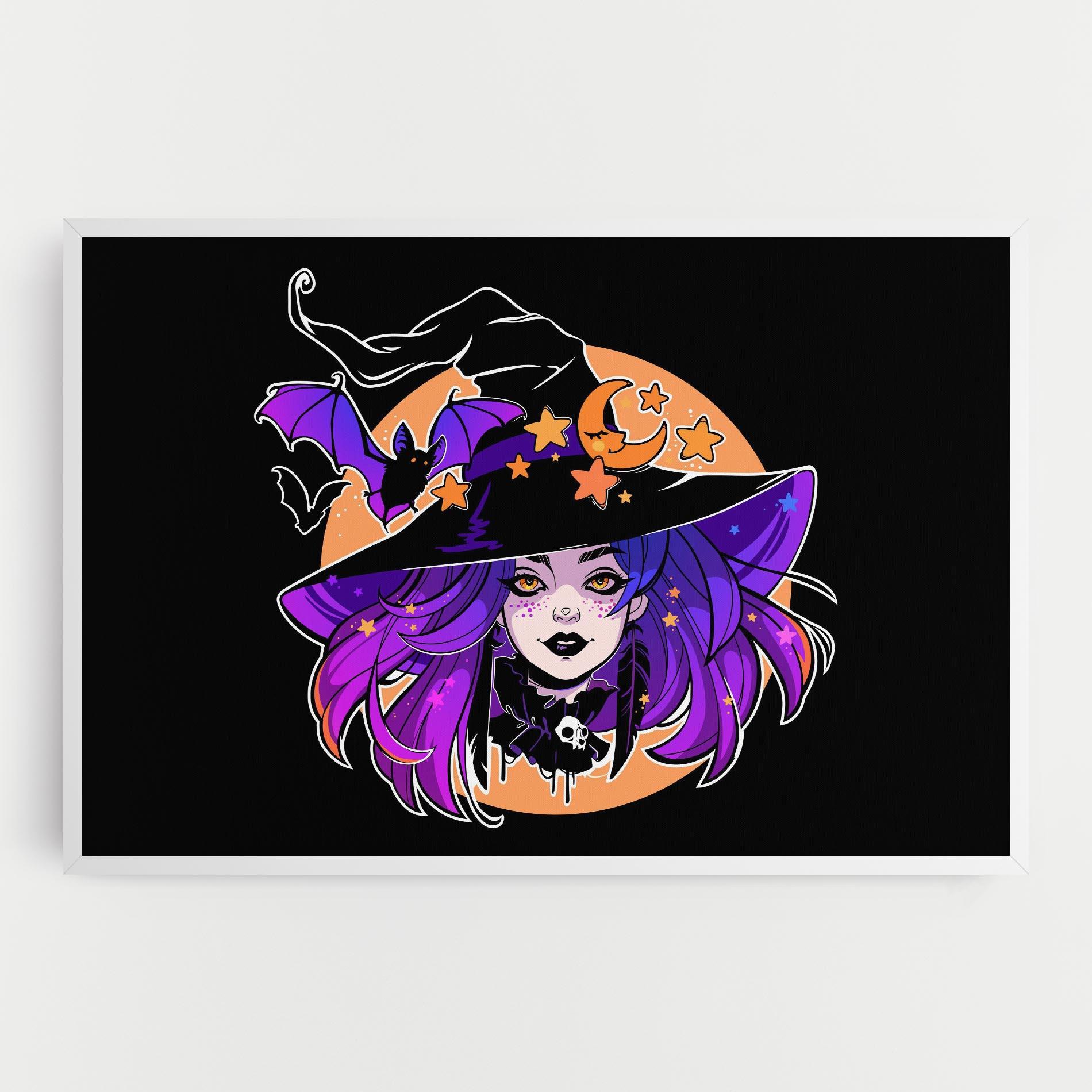 Vászonkép Purple Witch mockup 0