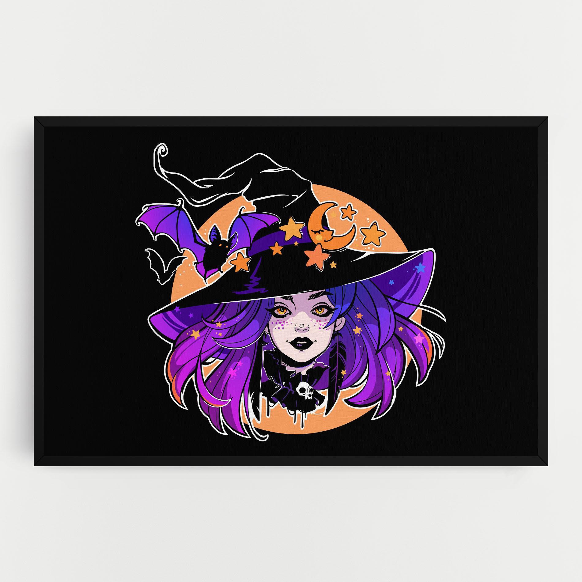Vászonkép Purple Witch mockup 0