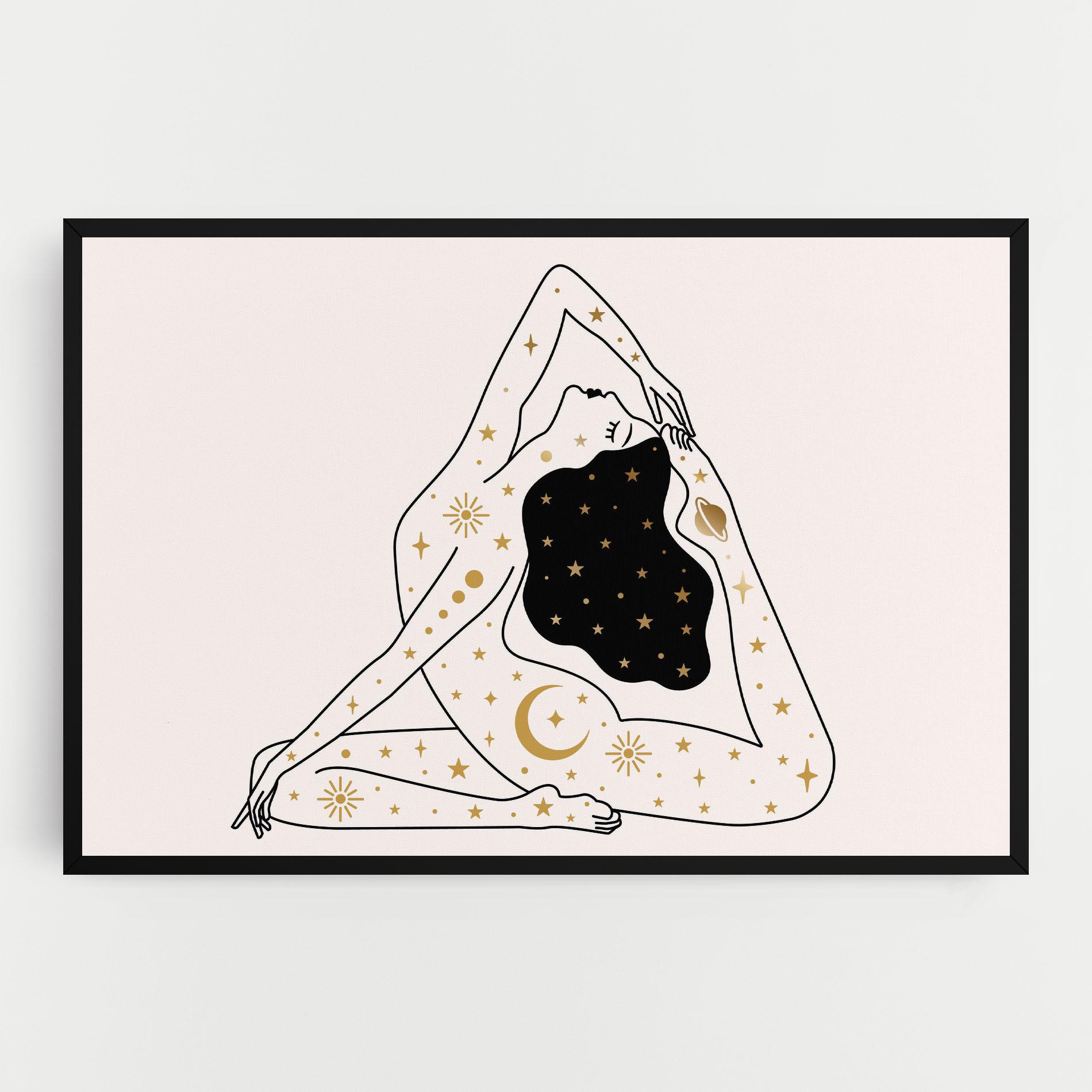 Vászonkép Stars Witch mockup 0