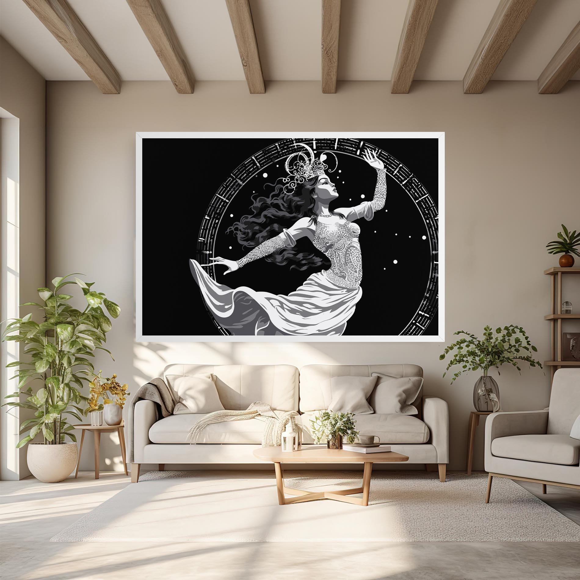 Vászonkép Beautiful Witch mockup 6