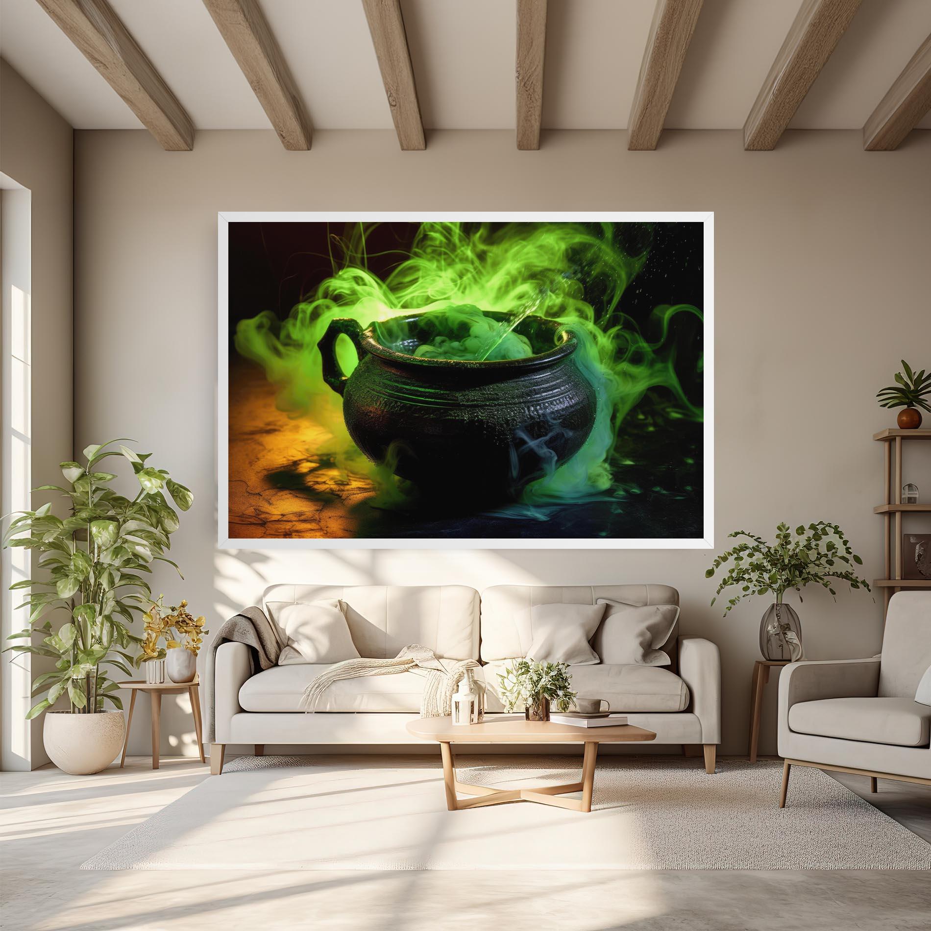 Vászonkép Green Portion mockup 6