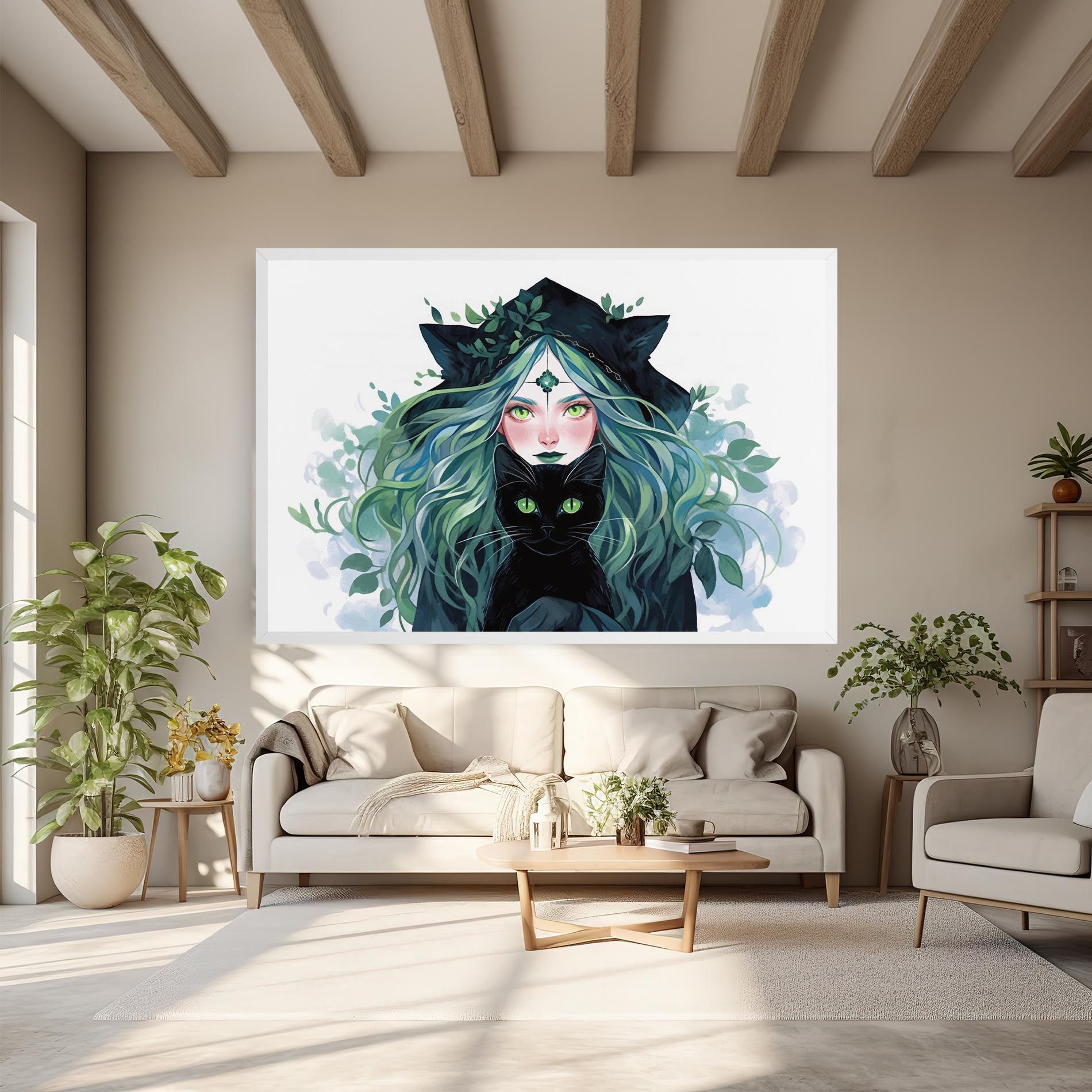 Magic Cat Witch mockup 6