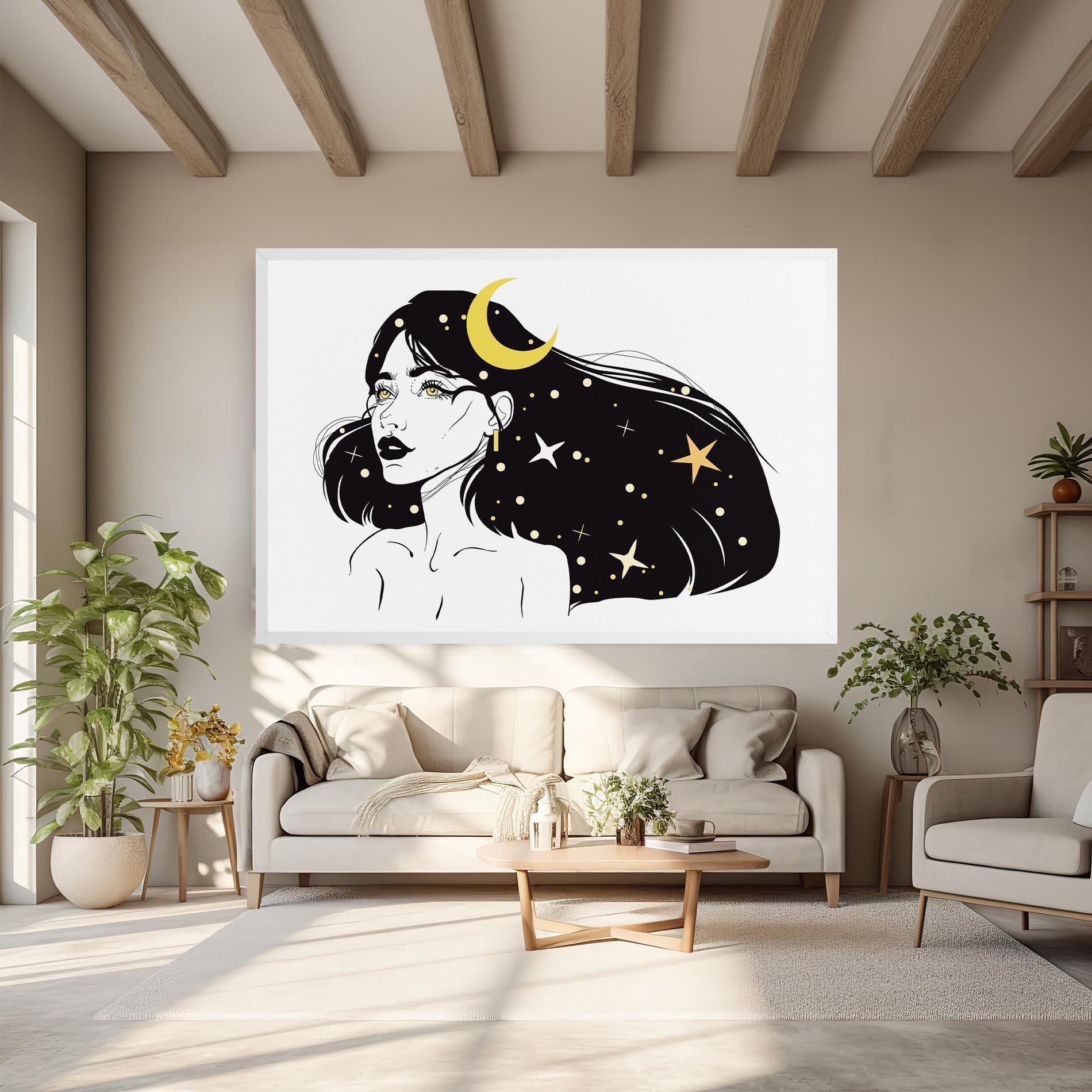 Vászonkép Night Witch mockup 6