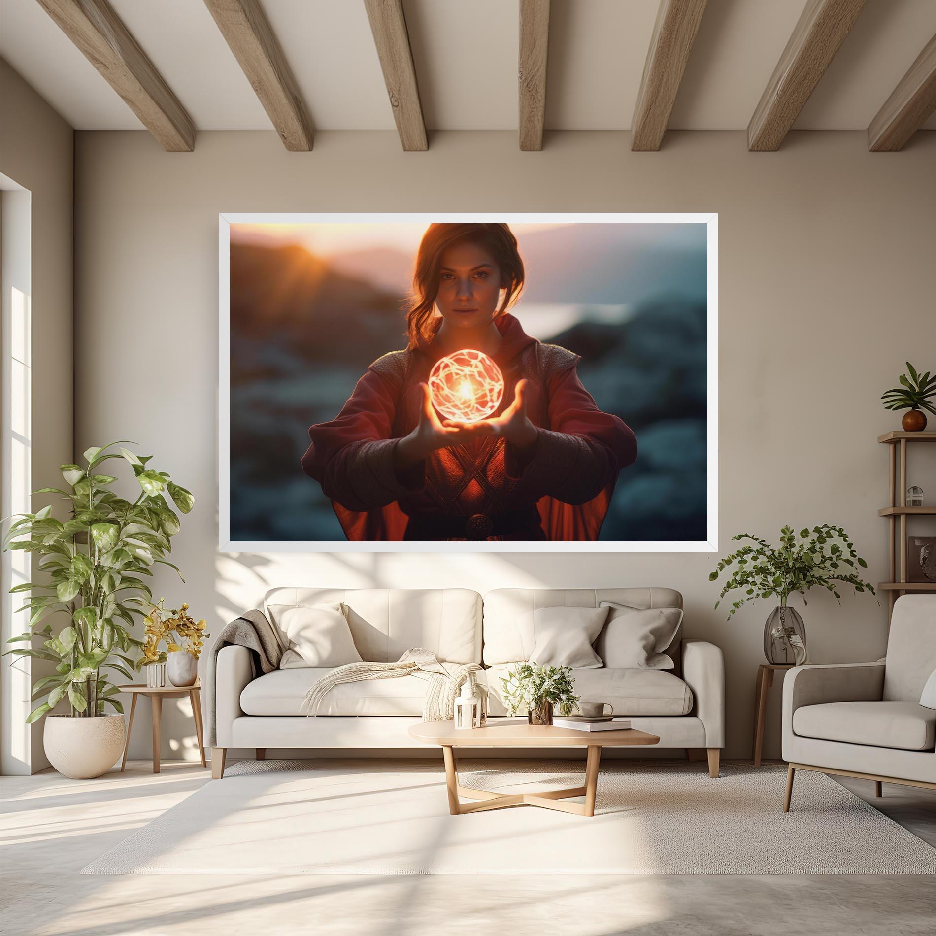 Vászonkép Witch Ball mockup 6