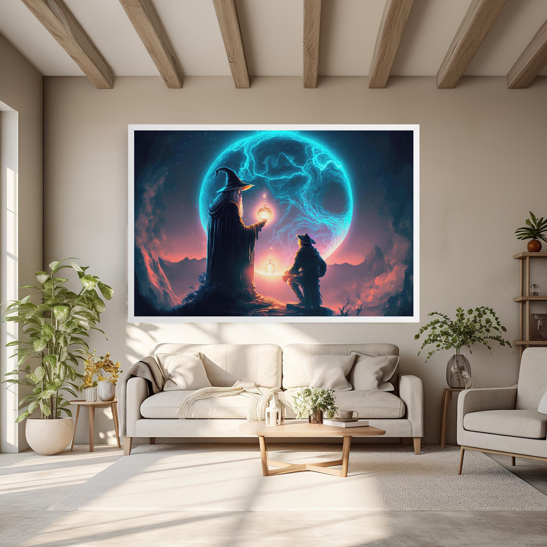 Vászonkép Wizard Magic mockup 6