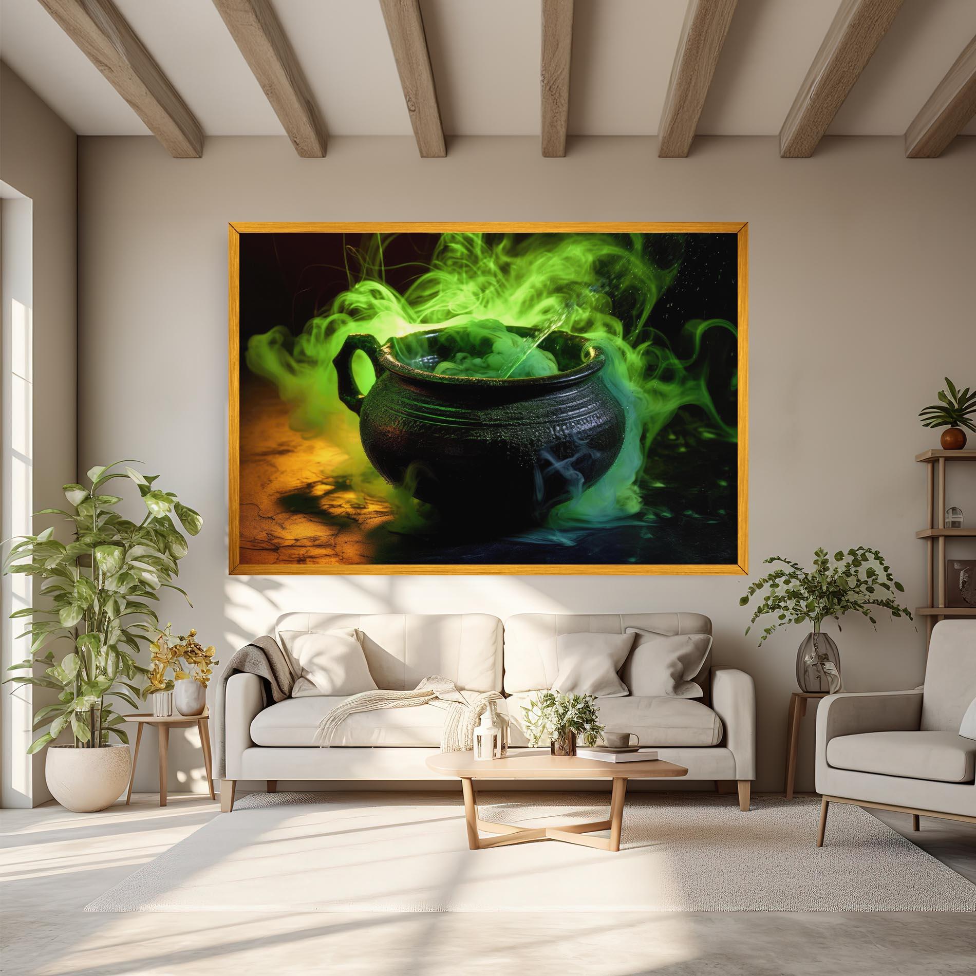 Vászonkép Green Portion mockup 6