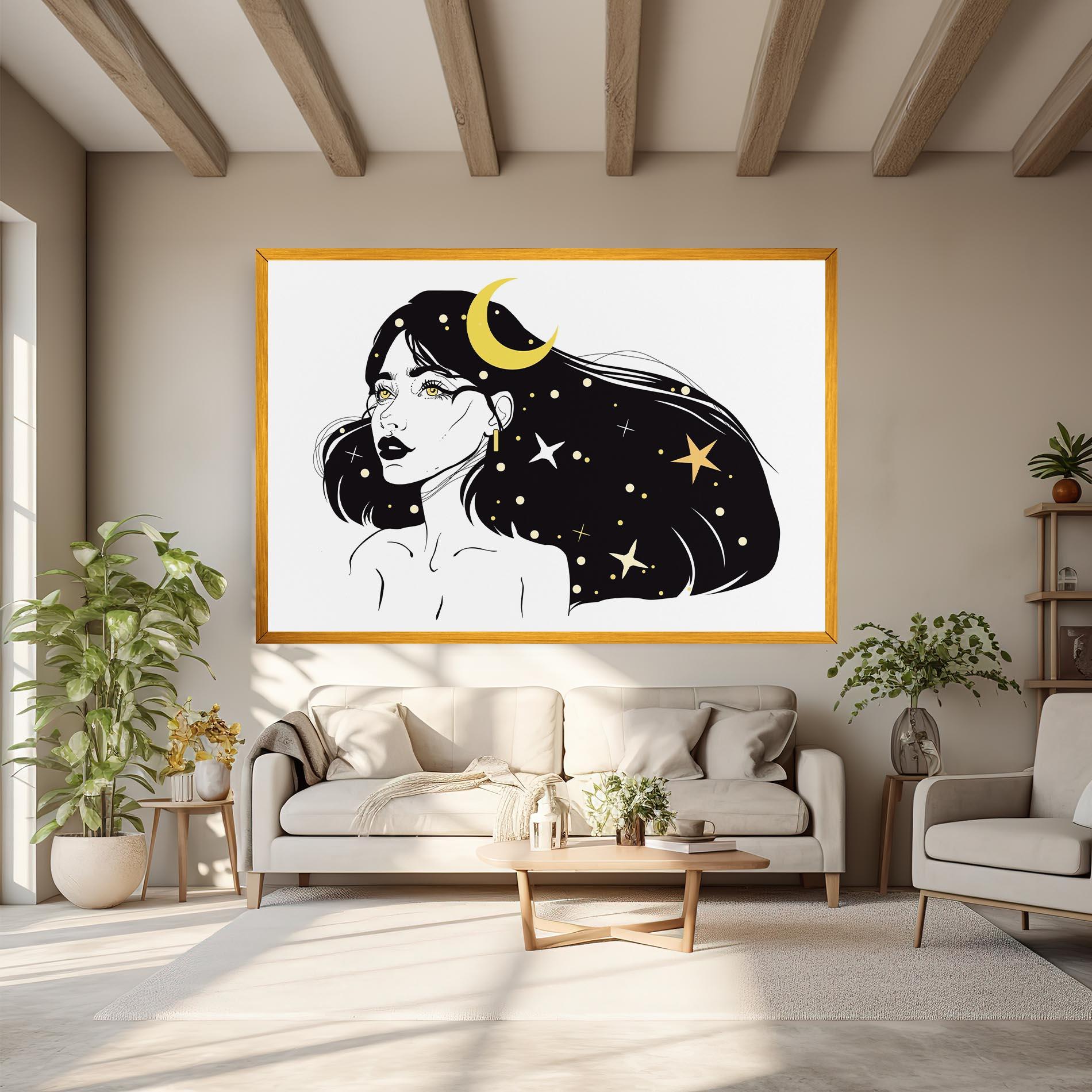 Vászonkép Night Witch mockup 6