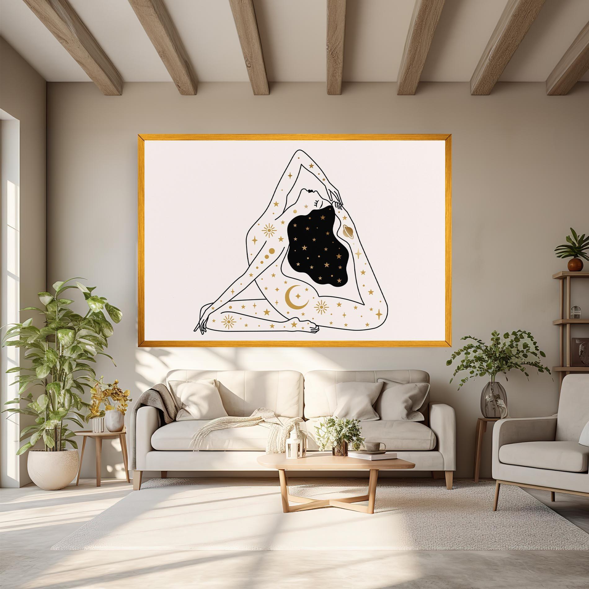 Vászonkép Stars Witch mockup 6