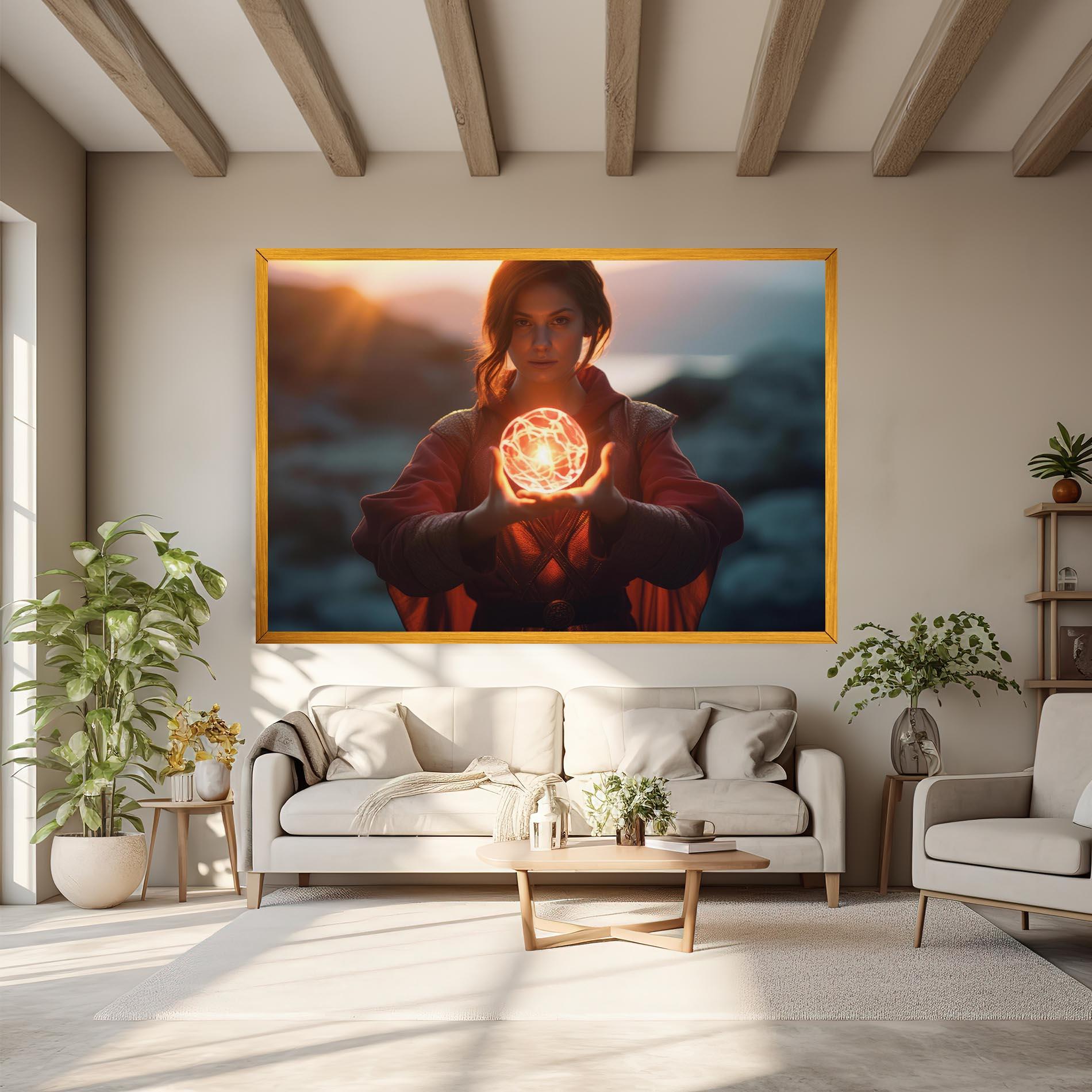 Vászonkép Witch Ball mockup 6