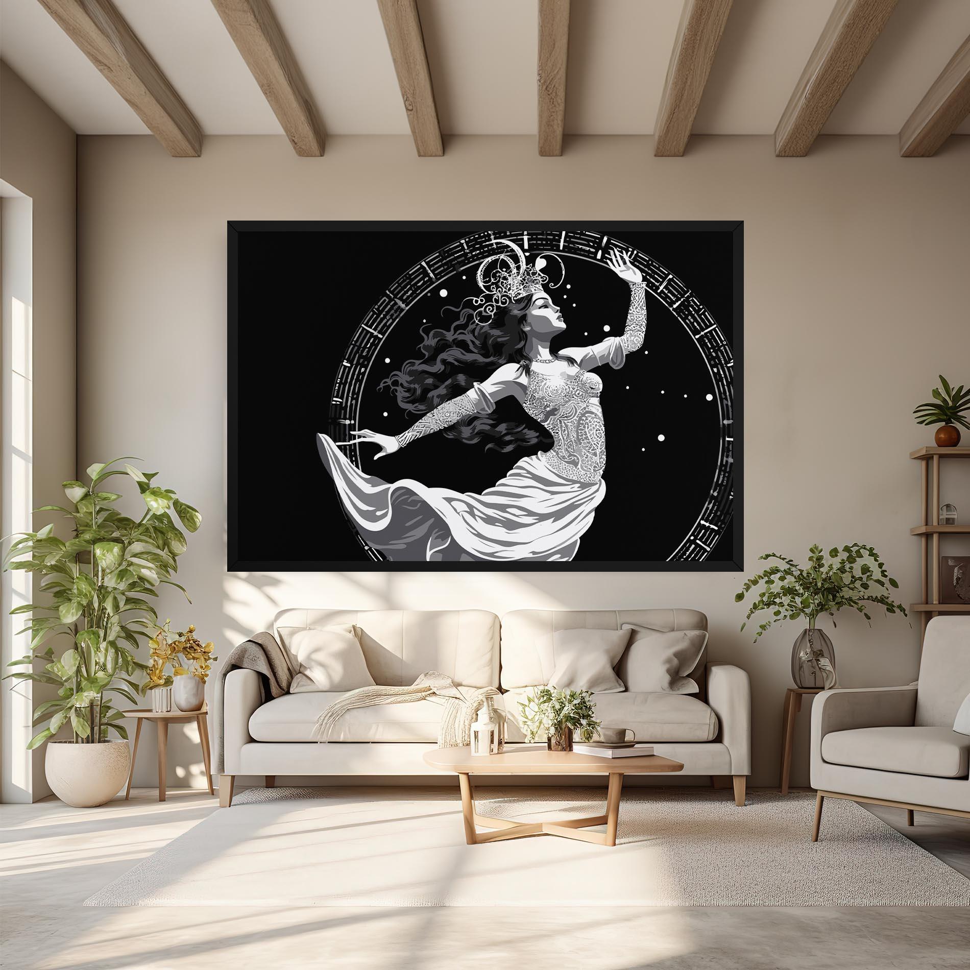 Vászonkép Beautiful Witch mockup 6