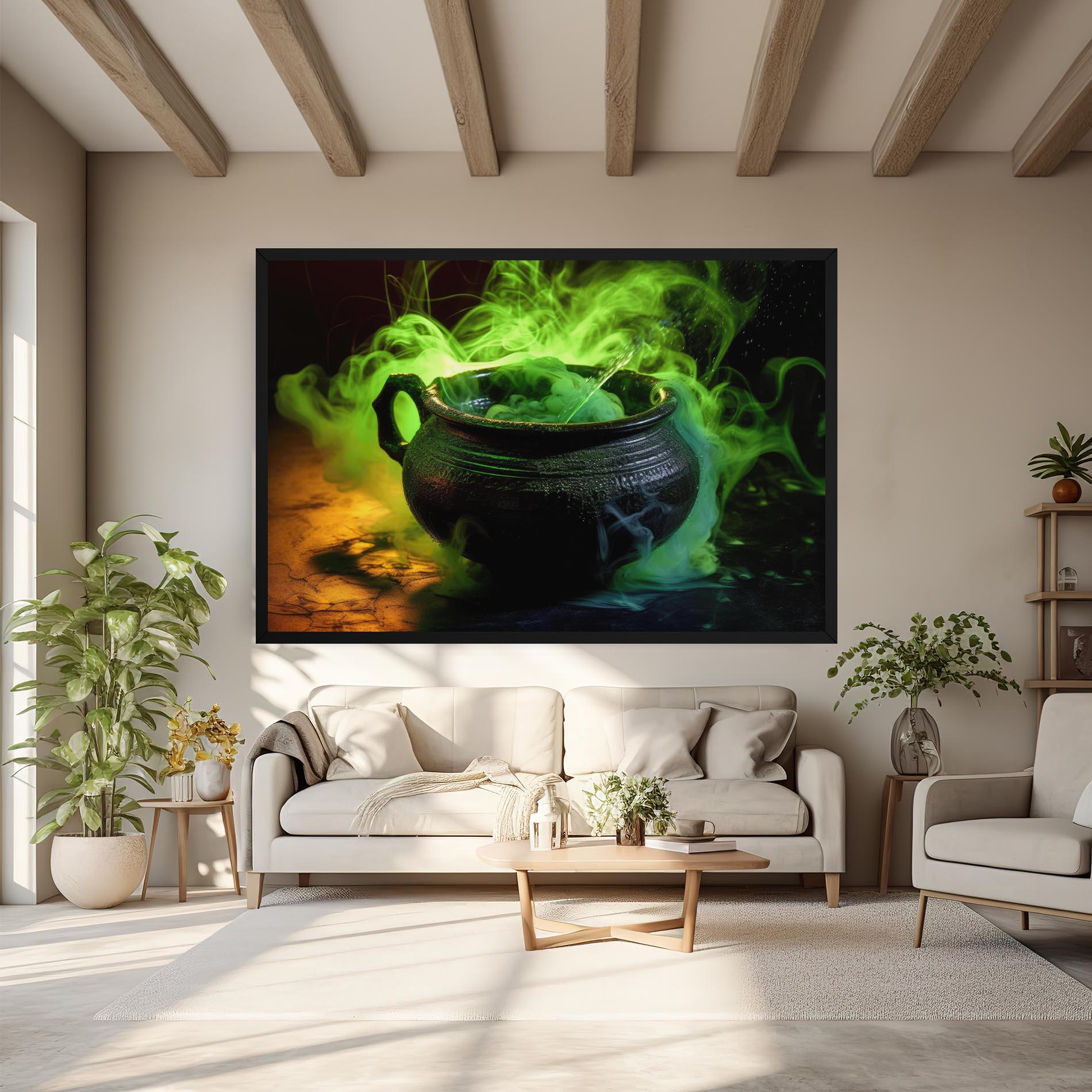 Vászonkép Green Portion mockup 6