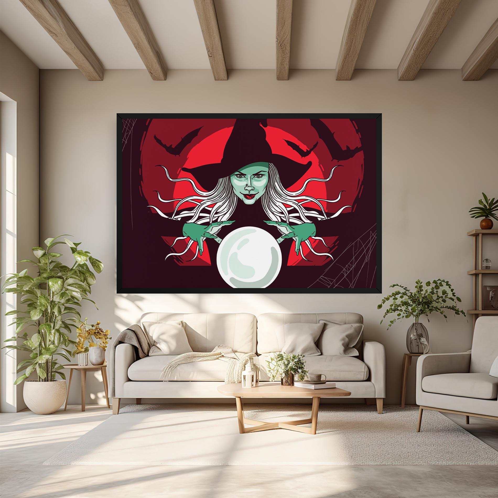 Vászonkép Green Witch mockup 6