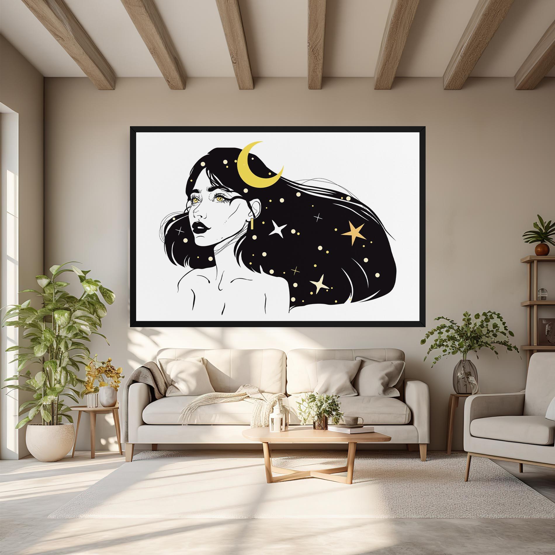 Vászonkép Night Witch mockup 6