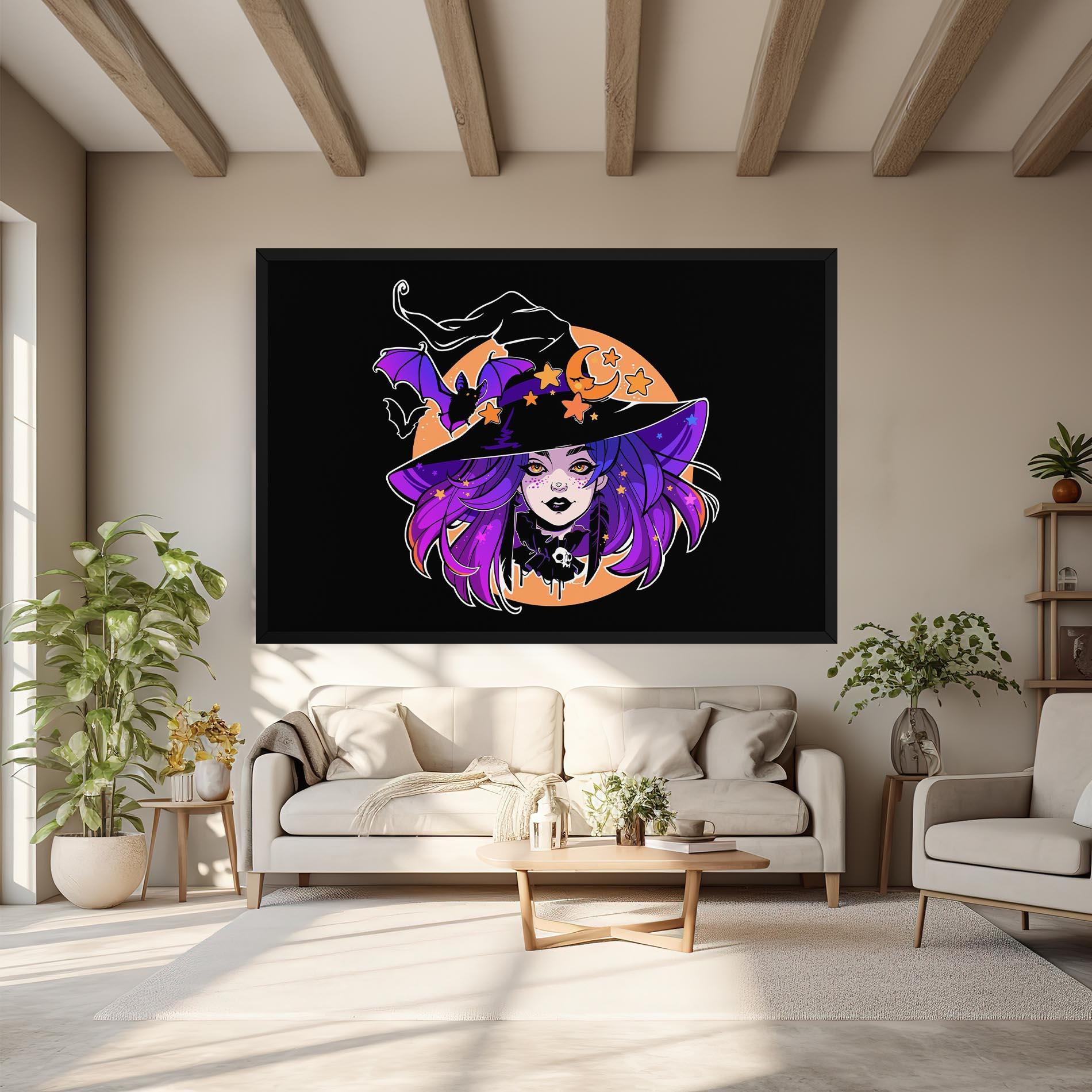 Vászonkép Purple Witch mockup 6
