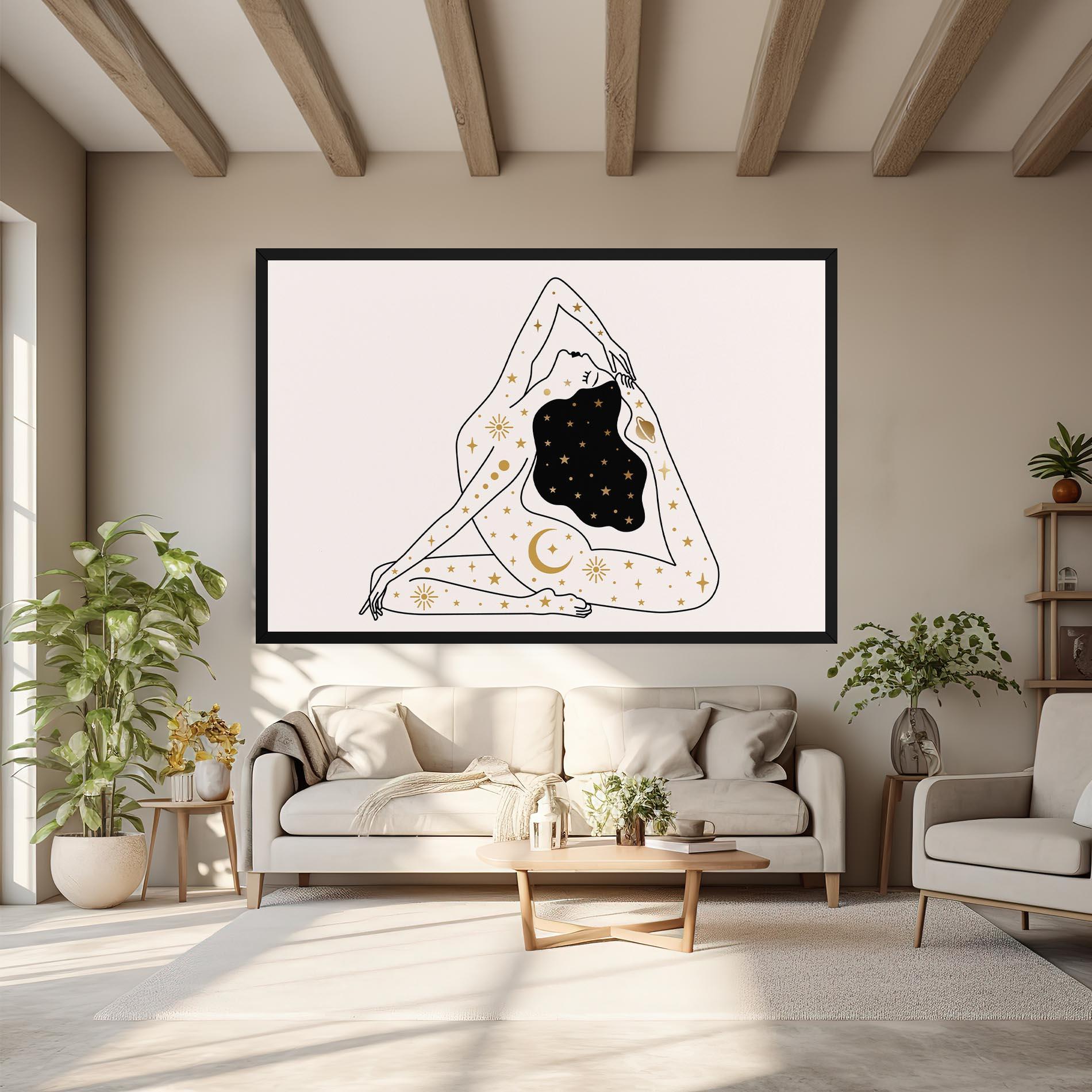 Vászonkép Stars Witch mockup 6