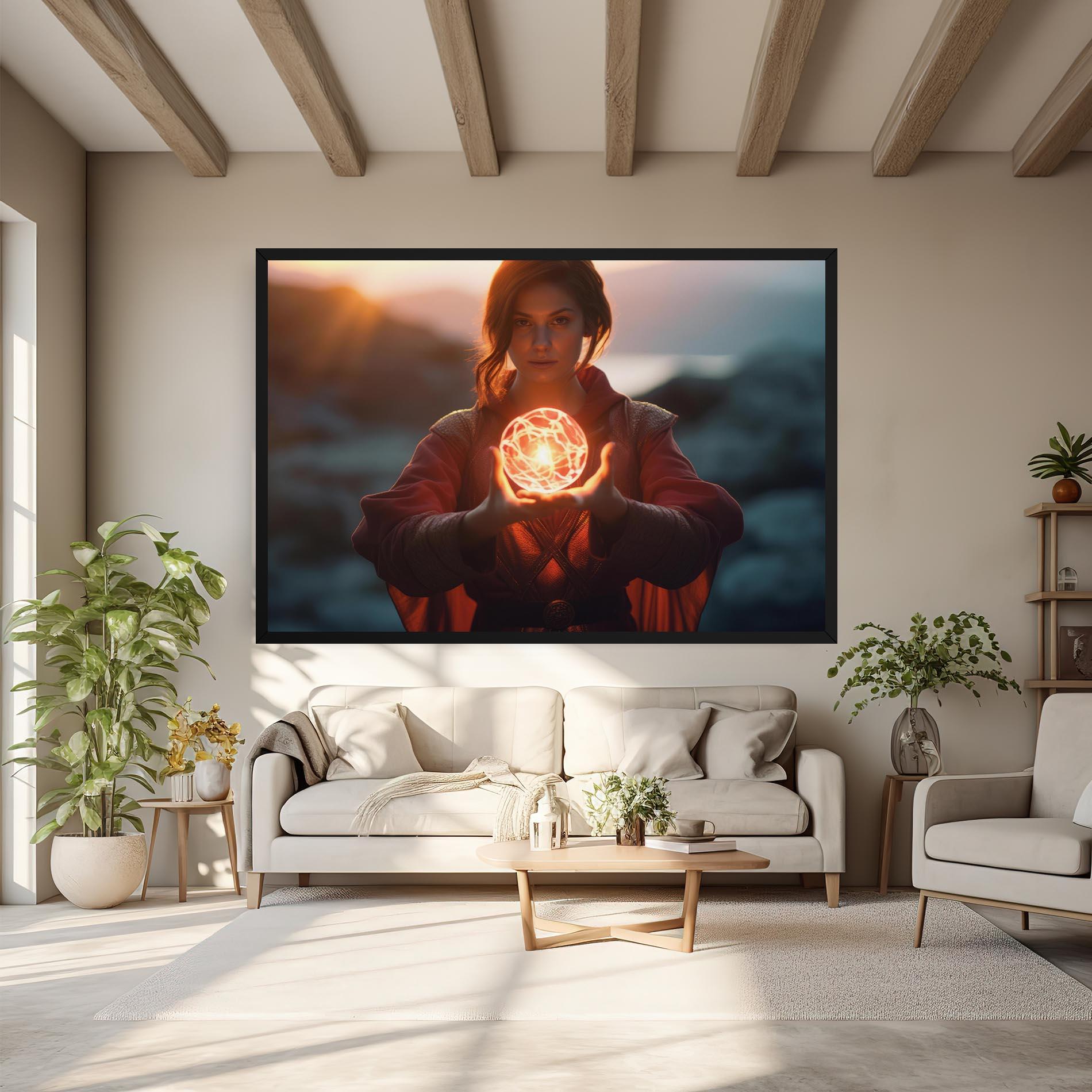 Vászonkép Witch Ball mockup 6