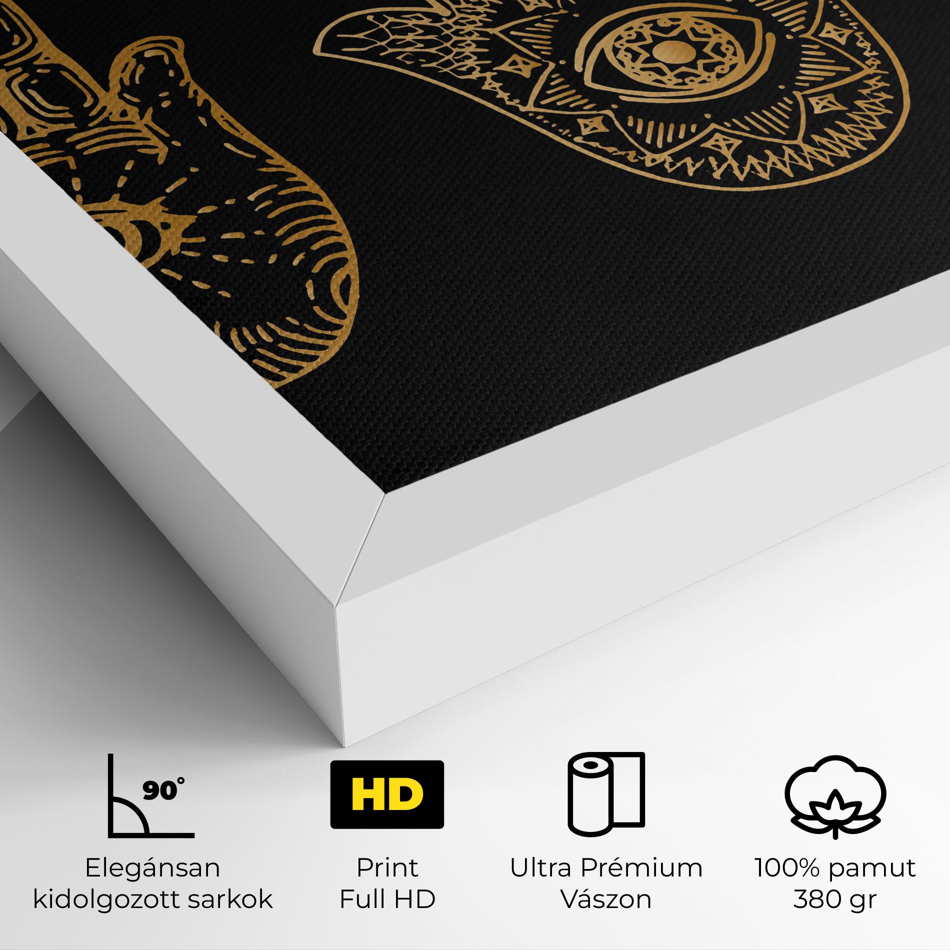 Vászonkép Witch Gold Hands mockup 4