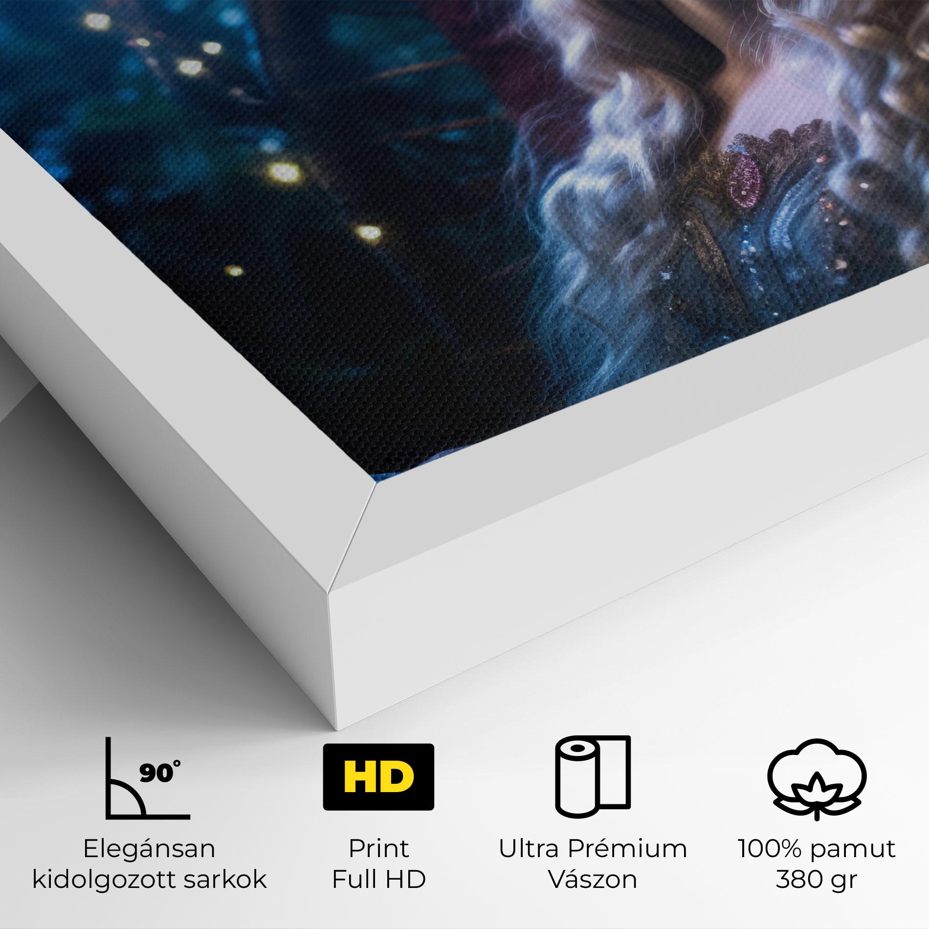 Vászonkép Witch Sleeping mockup 4