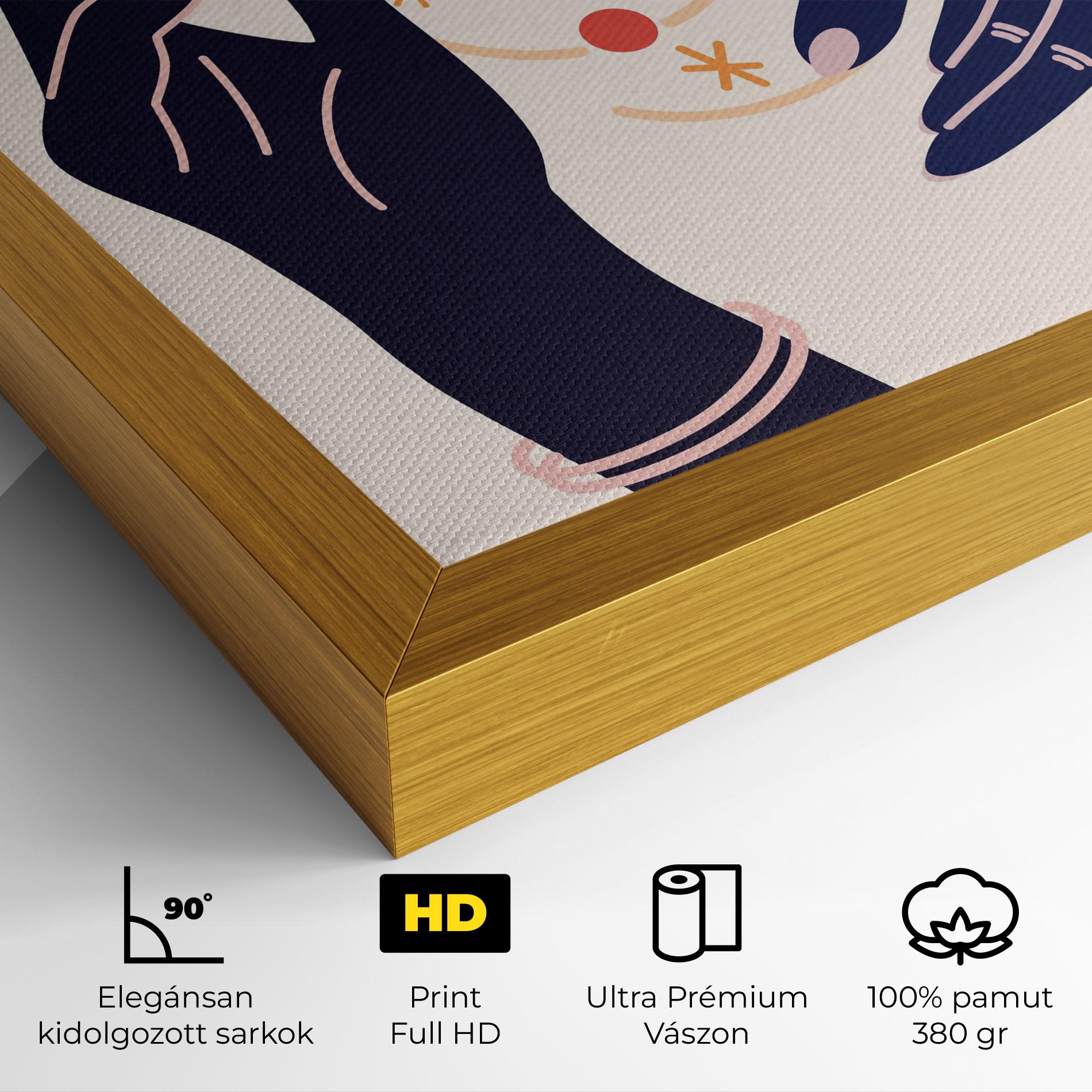 Vászonkép Magic Purple Hands mockup 4