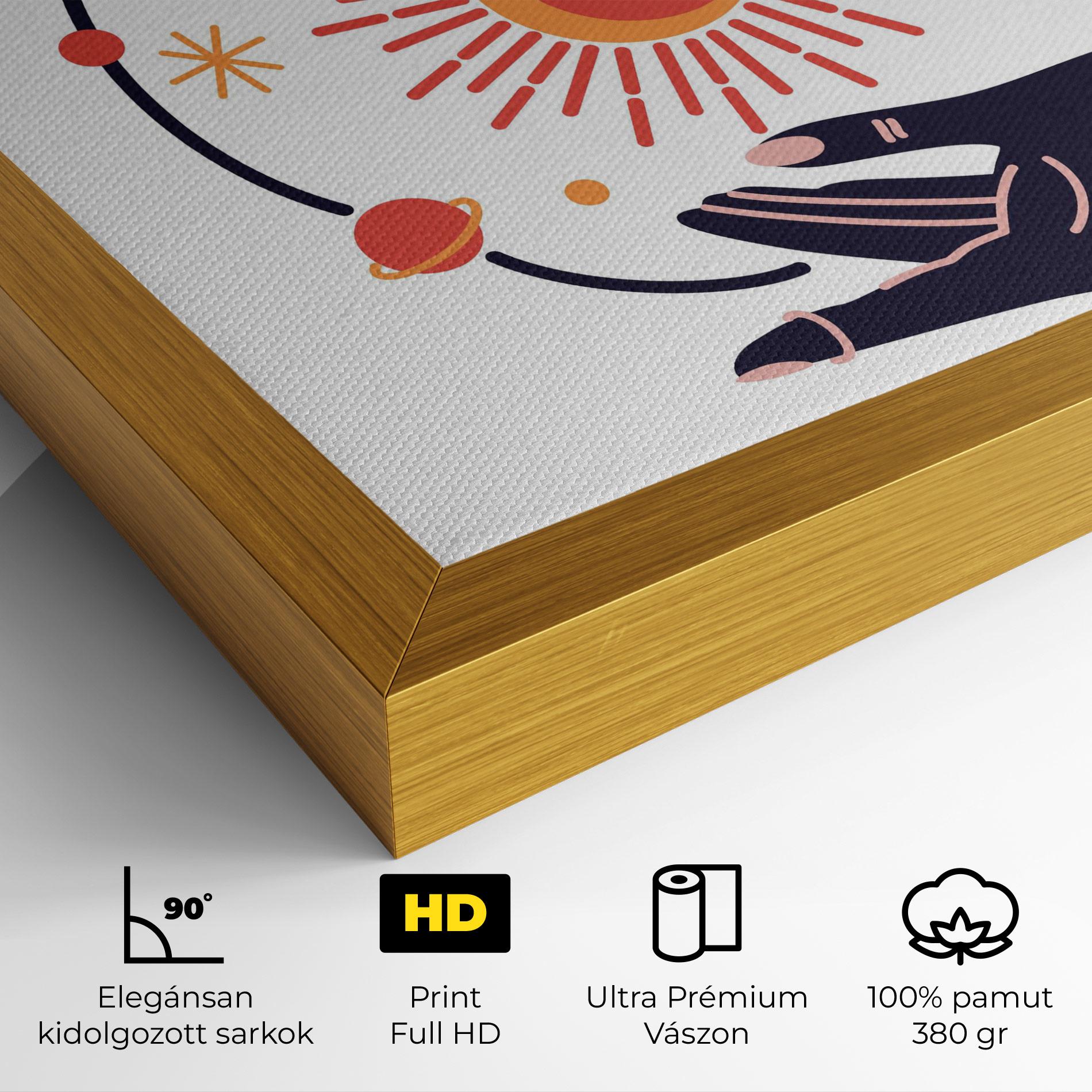 Vászonkép Purple Magic Hands mockup 4