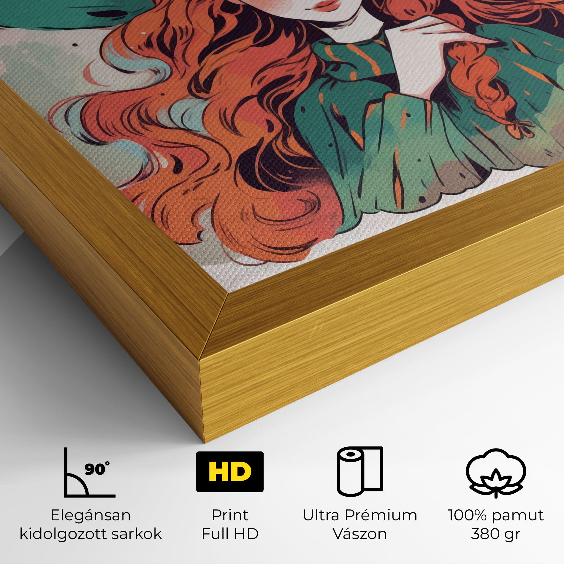 Vászonkép Red Air Witch mockup 4