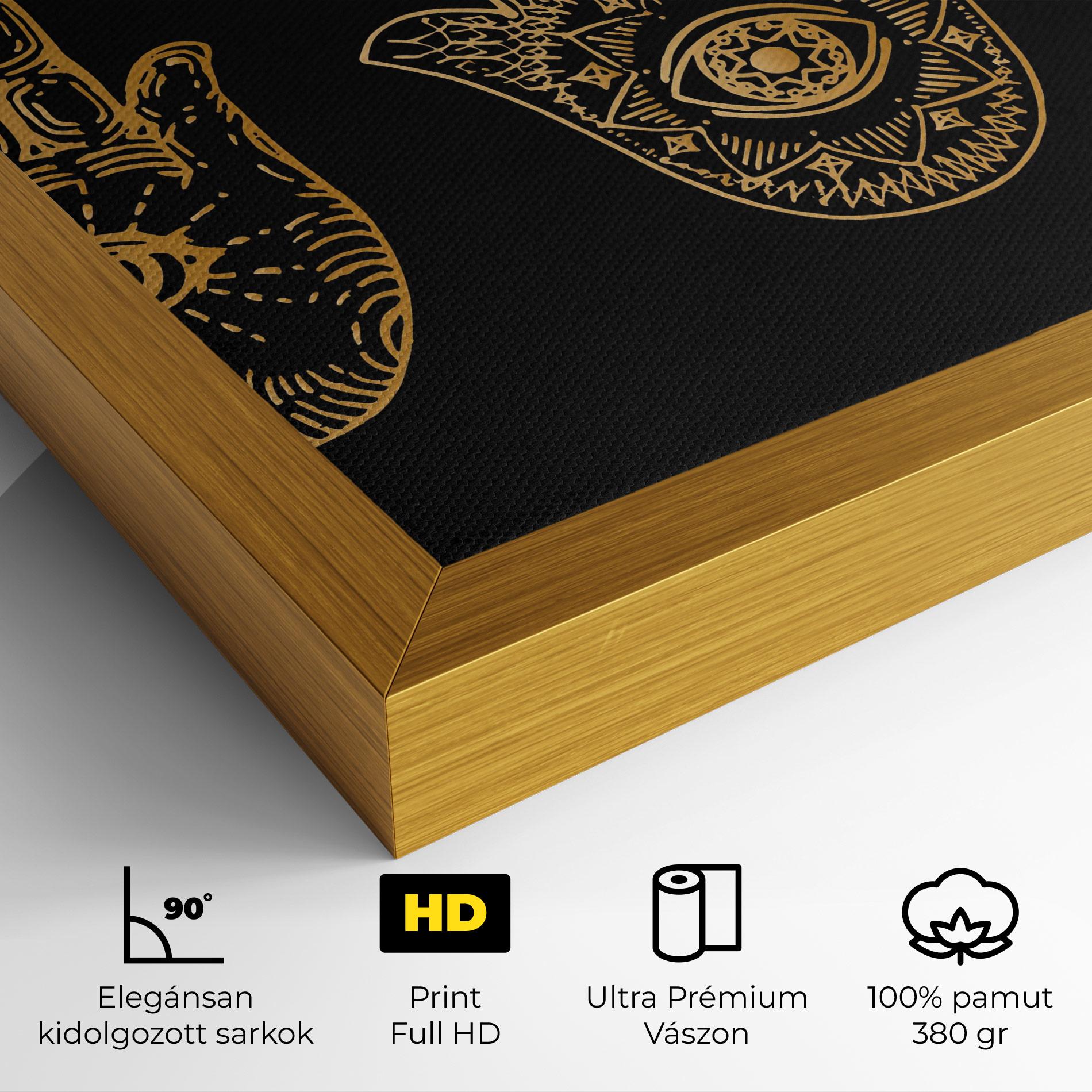 Vászonkép Witch Gold Hands mockup 4