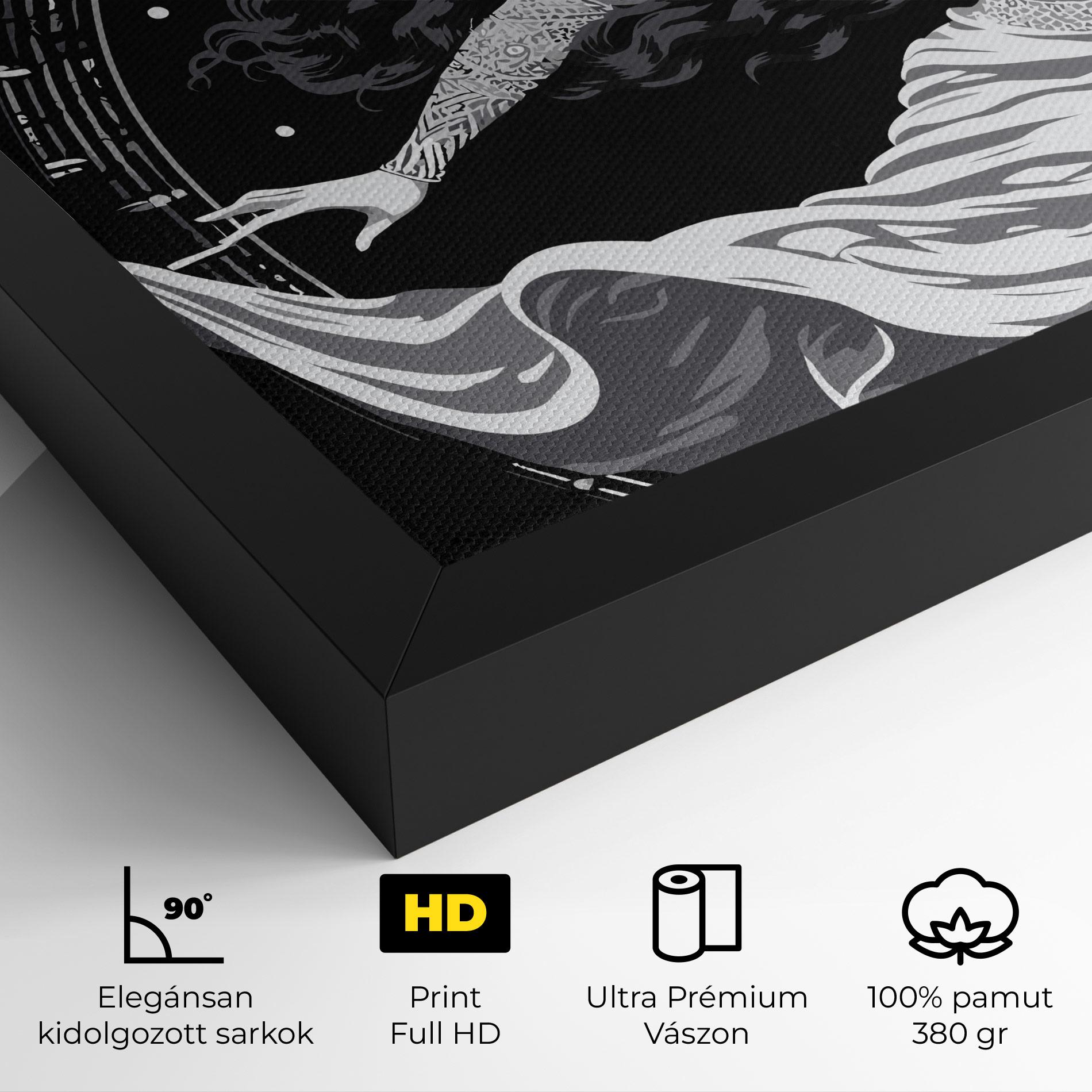 Vászonkép Beautiful Witch mockup 4