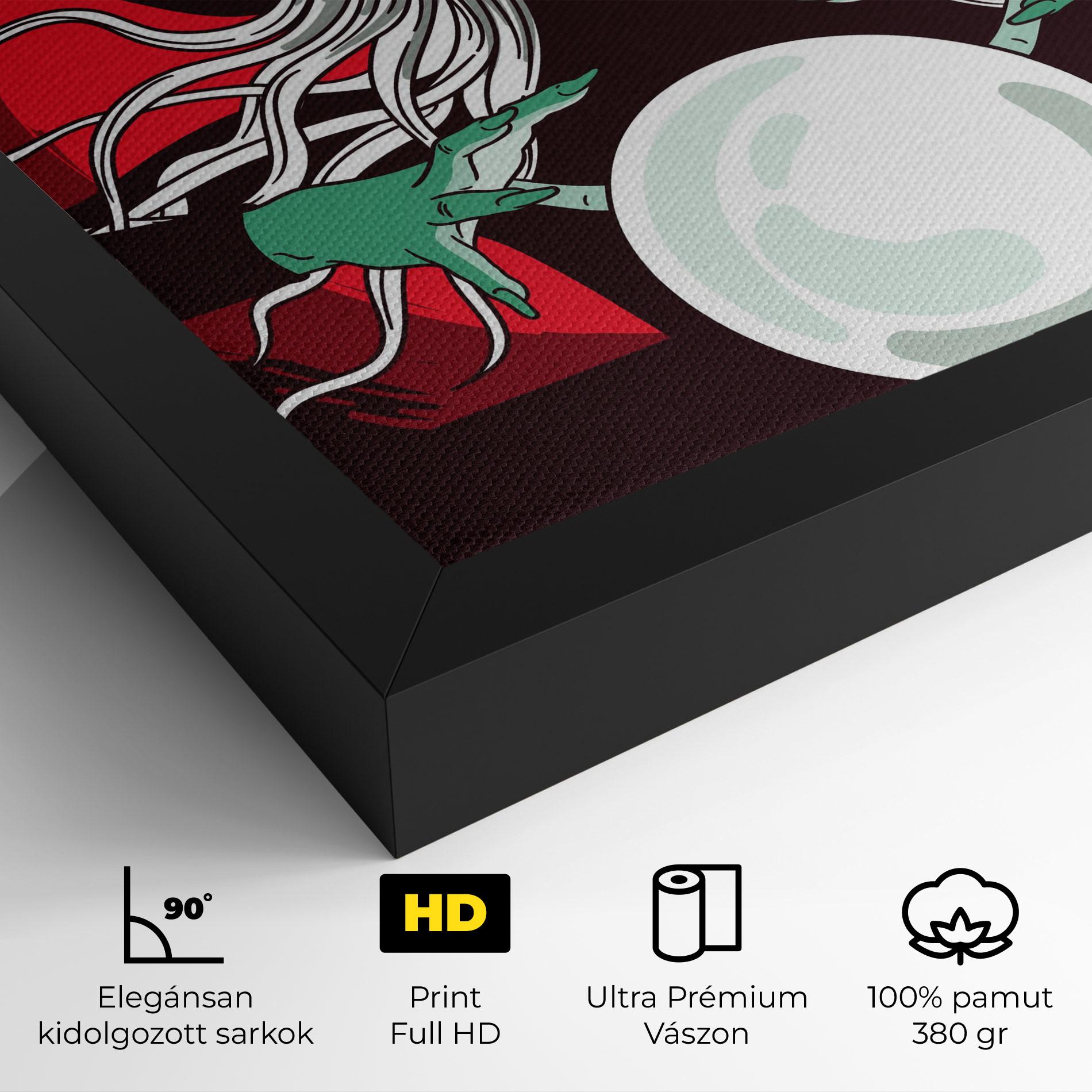 Vászonkép Green Witch mockup 4