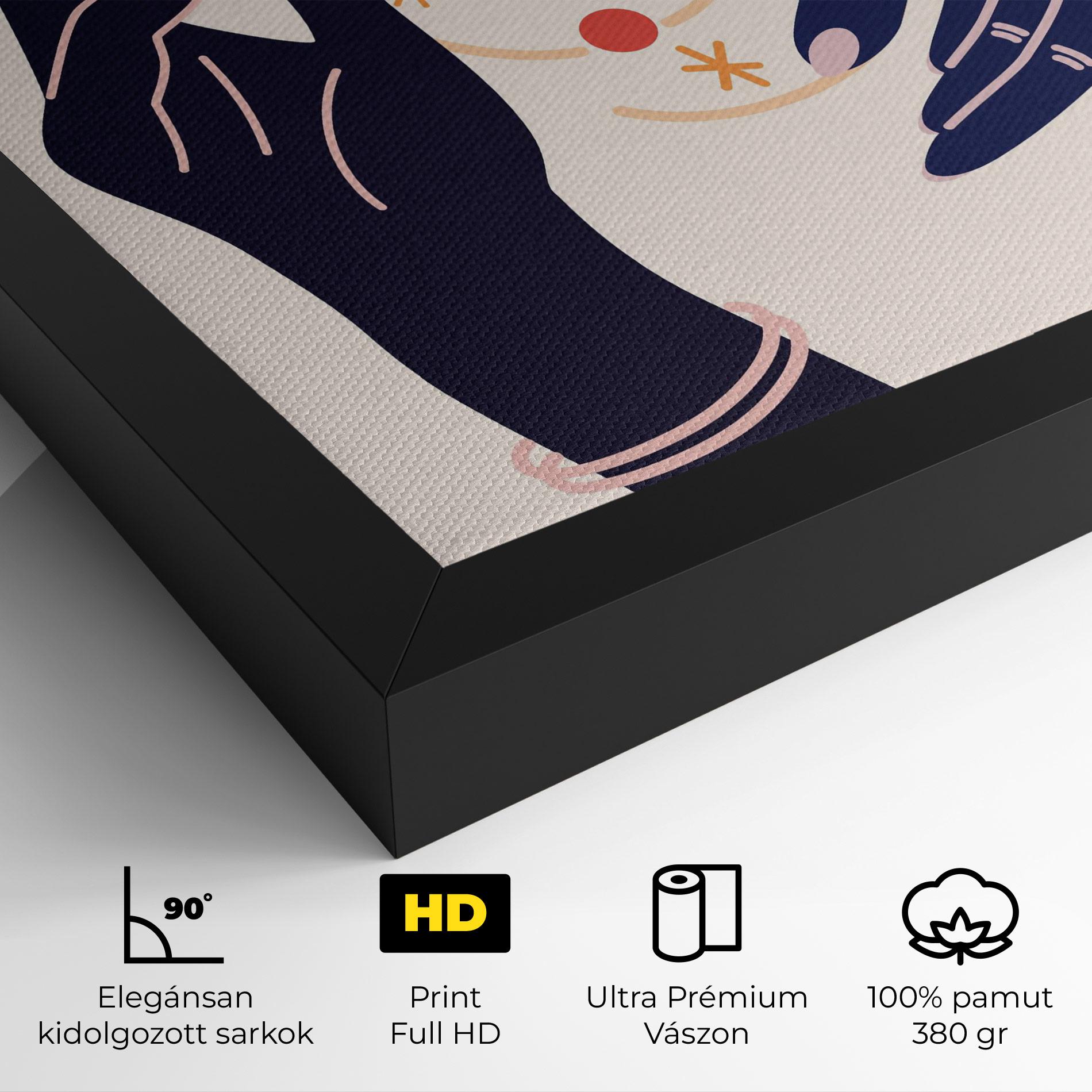 Vászonkép Magic Purple Hands mockup 4