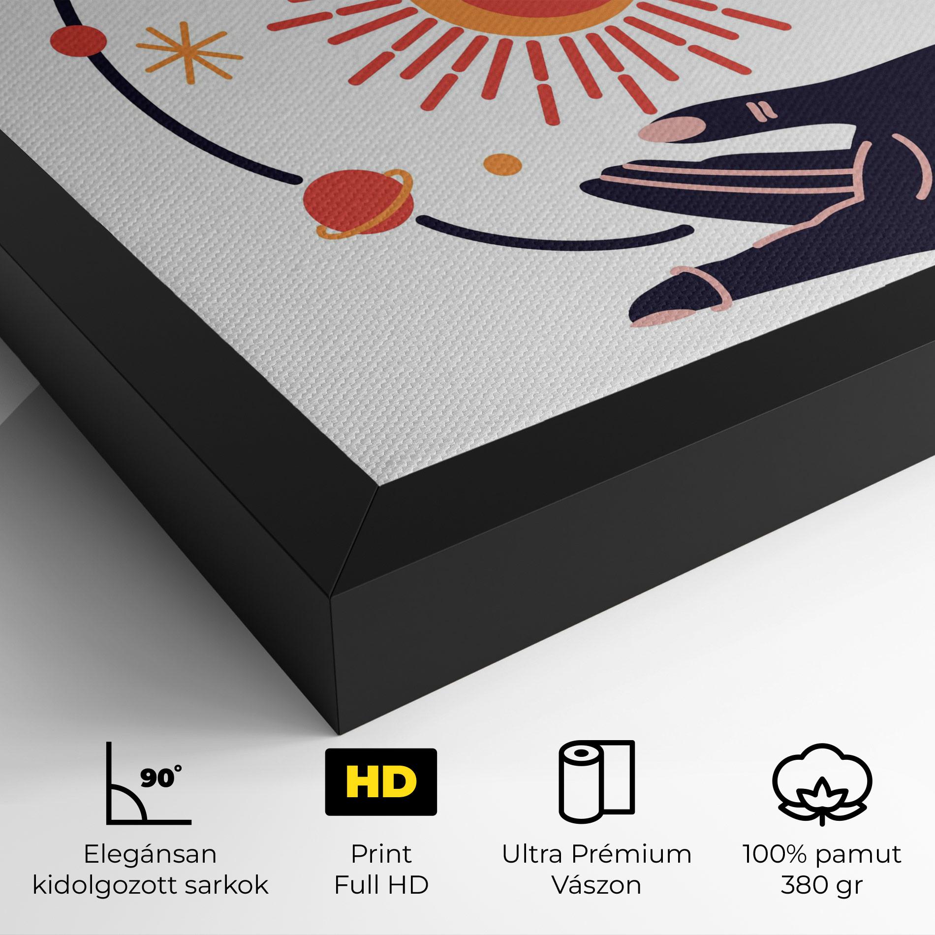 Vászonkép Purple Magic Hands mockup 4