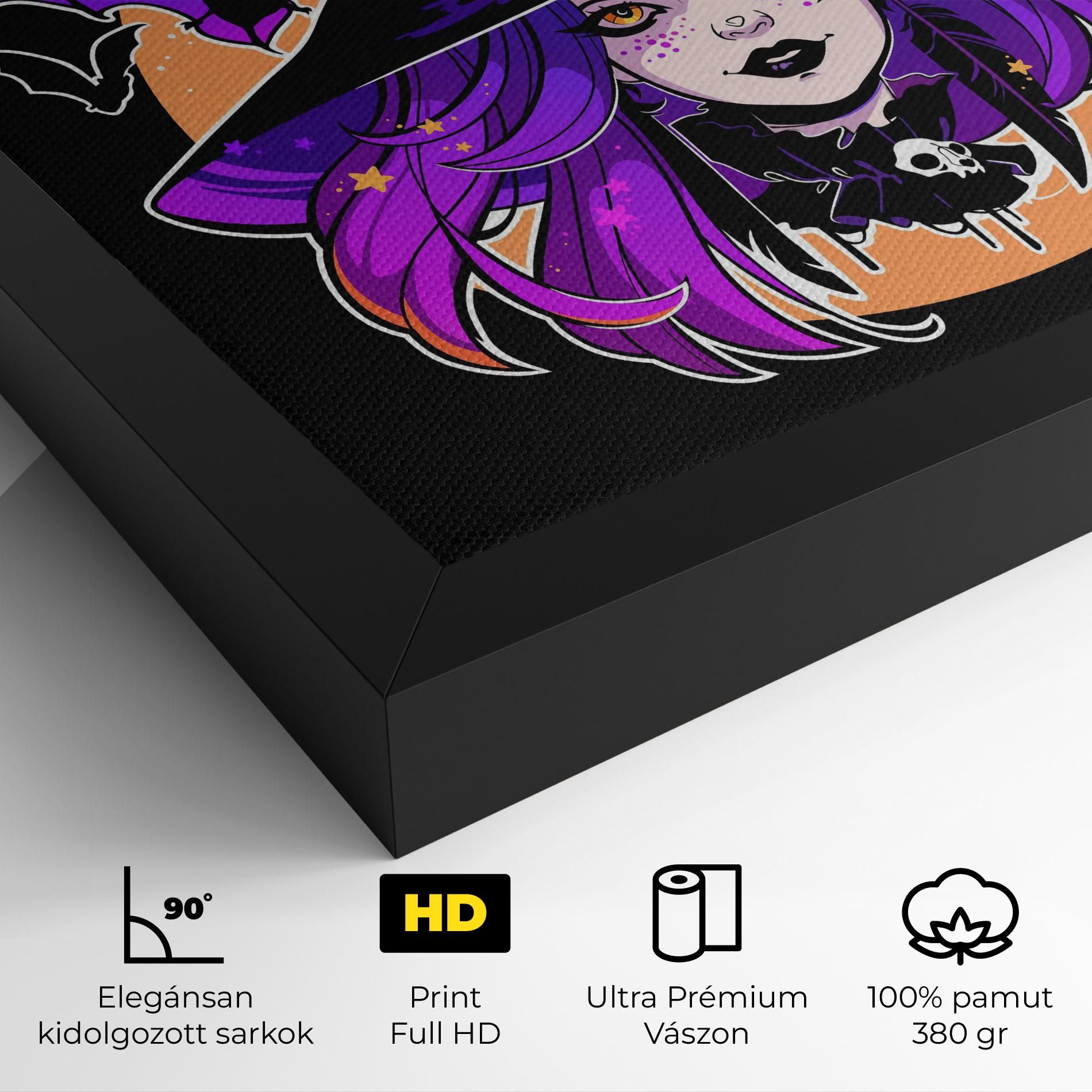 Vászonkép Purple Witch mockup 4