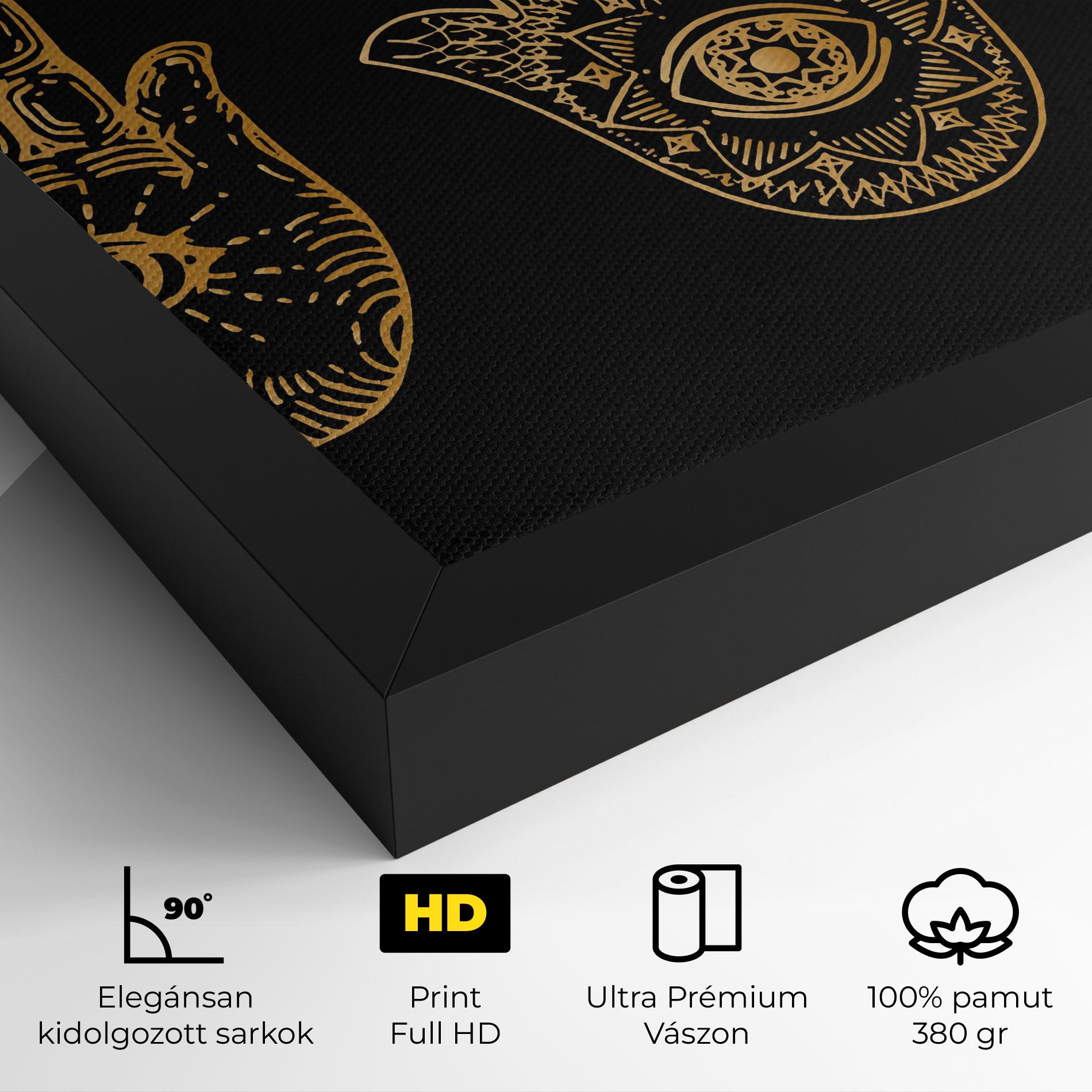 Vászonkép Witch Gold Hands mockup 4