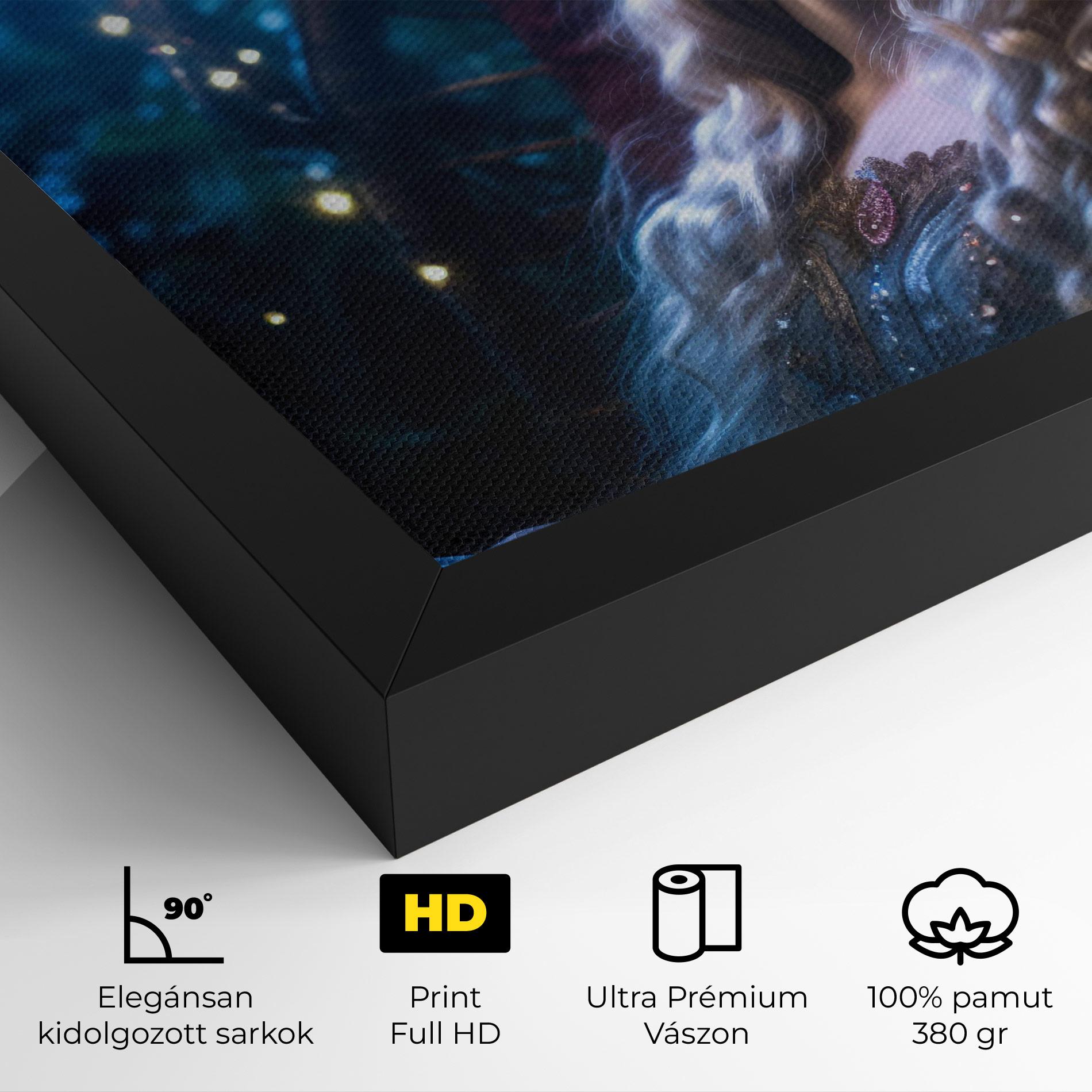 Vászonkép Witch Sleeping mockup 4