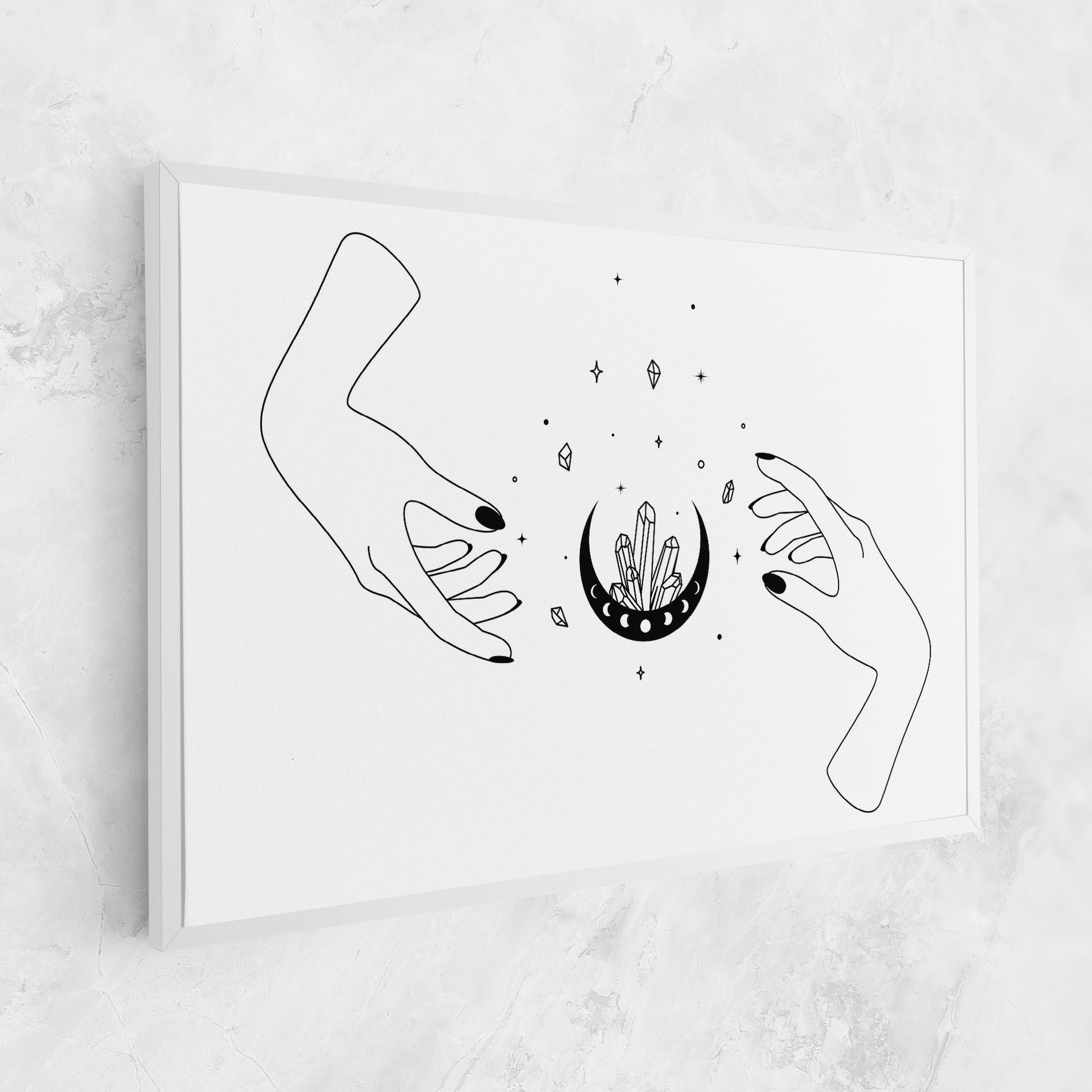 Vászonkép Crystal Hand mockup 1