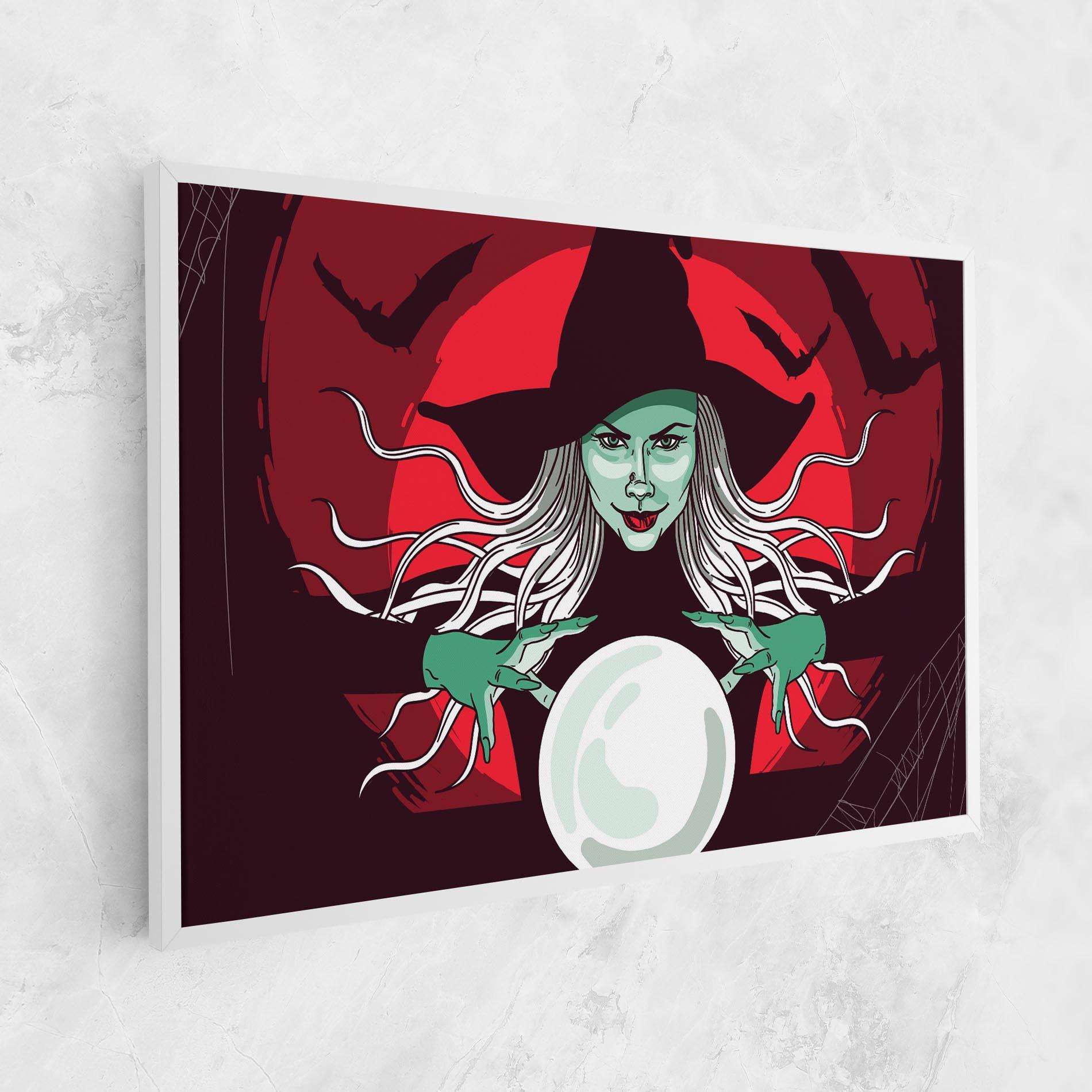 Vászonkép Green Witch mockup 1