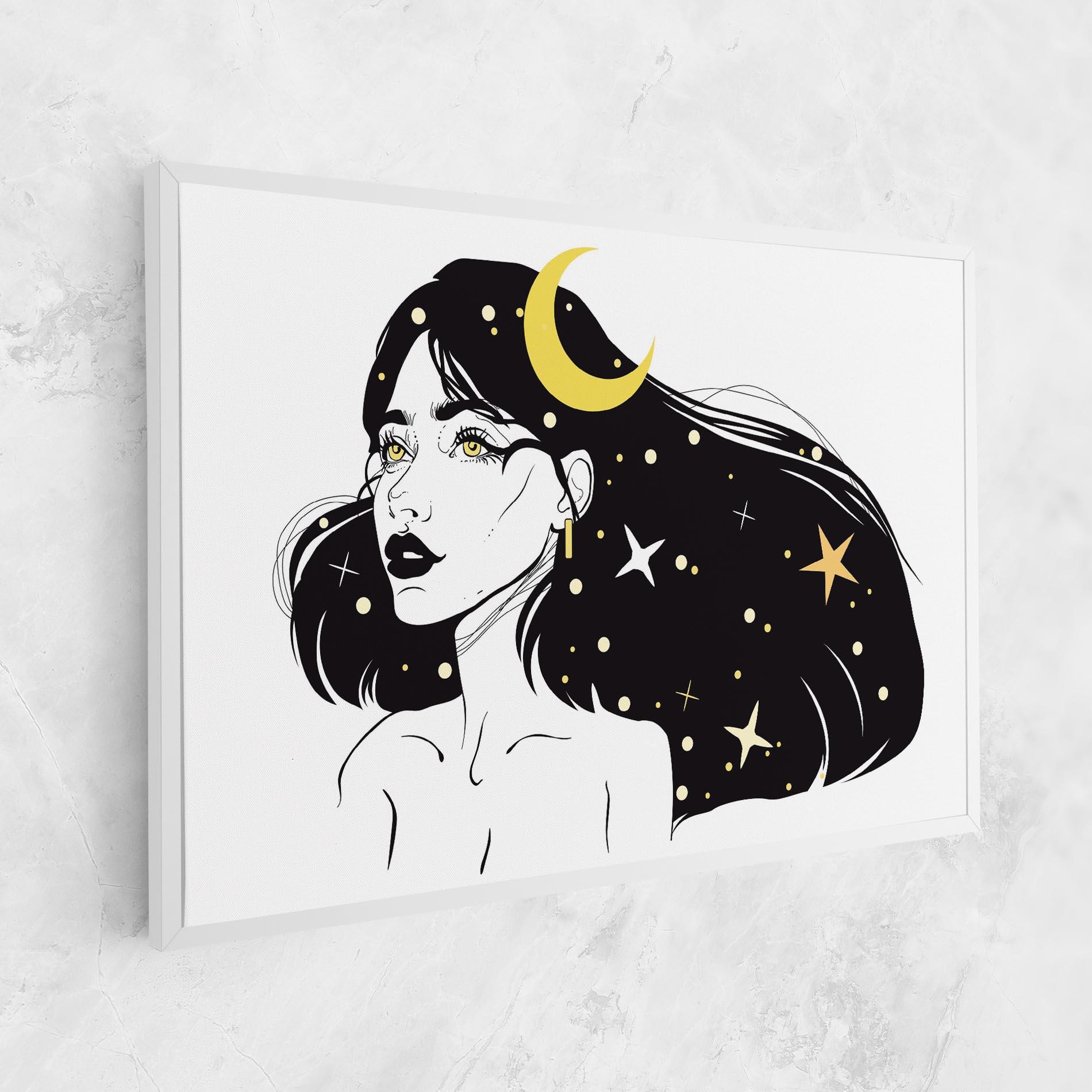 Vászonkép Night Witch mockup 1