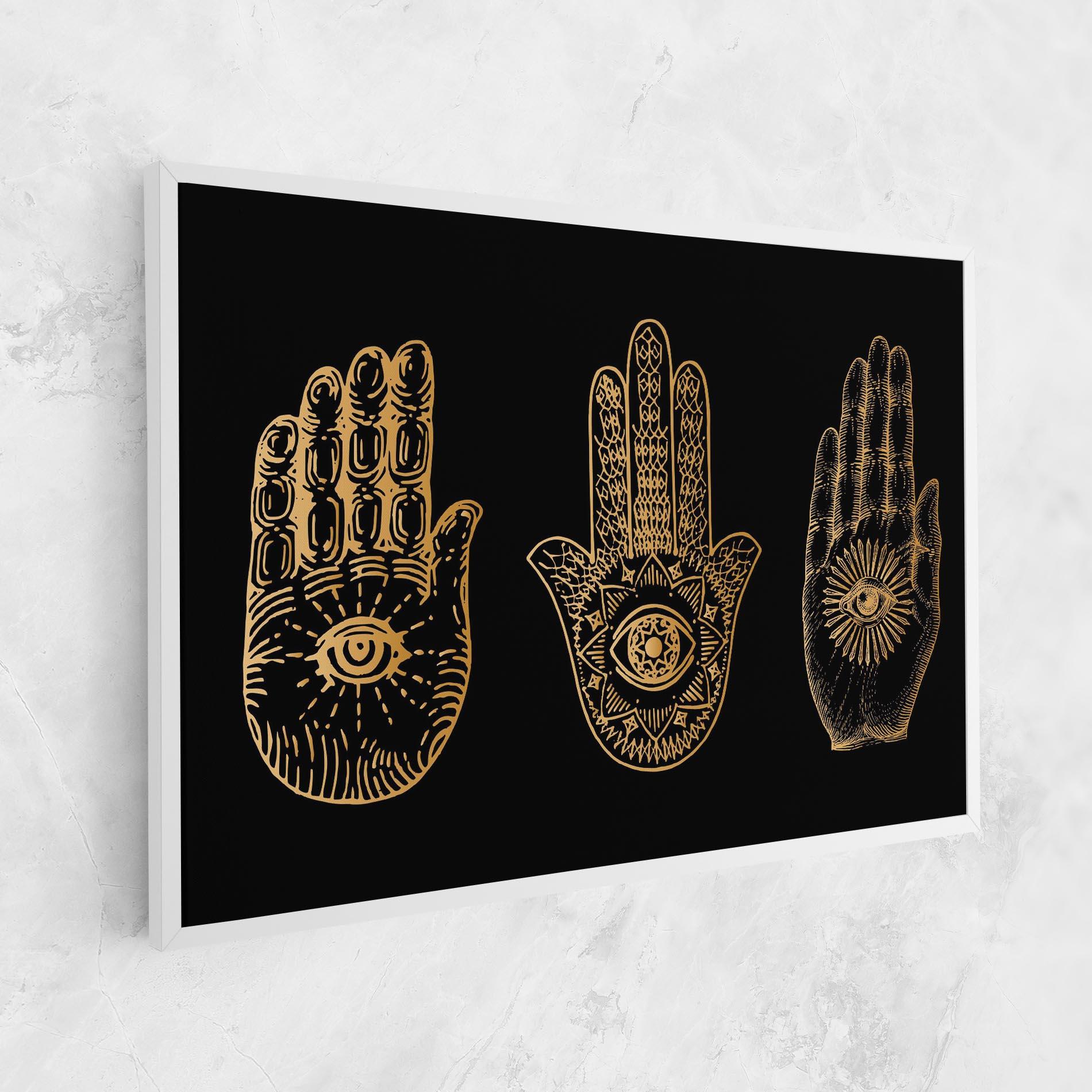 Vászonkép Witch Gold Hands mockup 1
