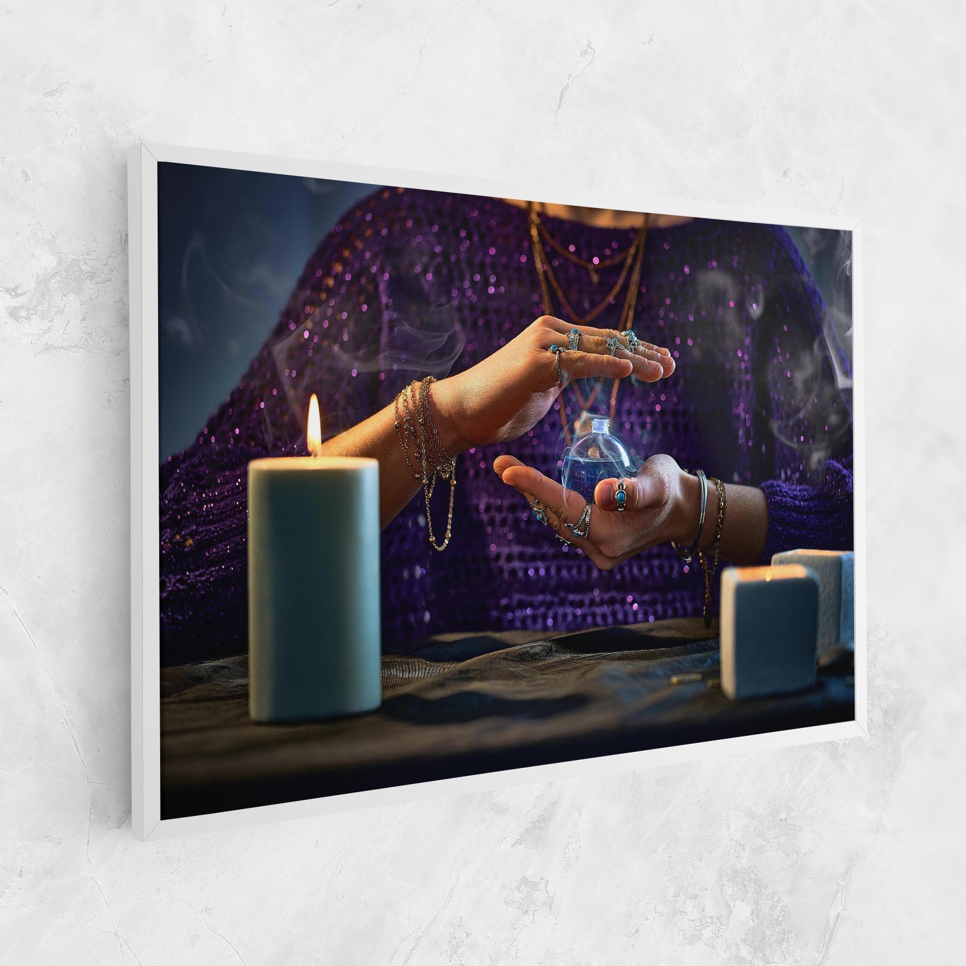 Vászonkép Witch Magic Smoke mockup 1
