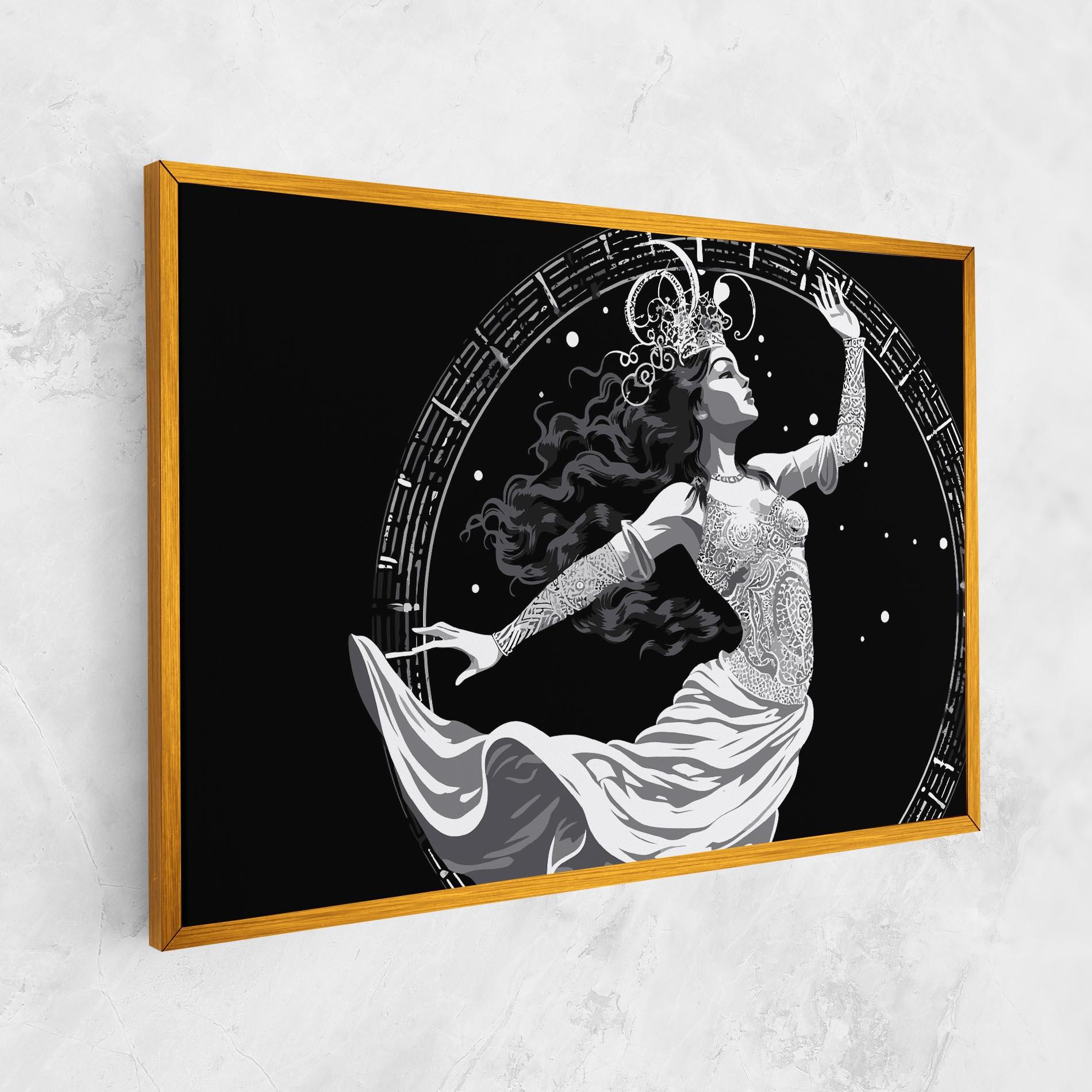 Vászonkép Beautiful Witch mockup 1