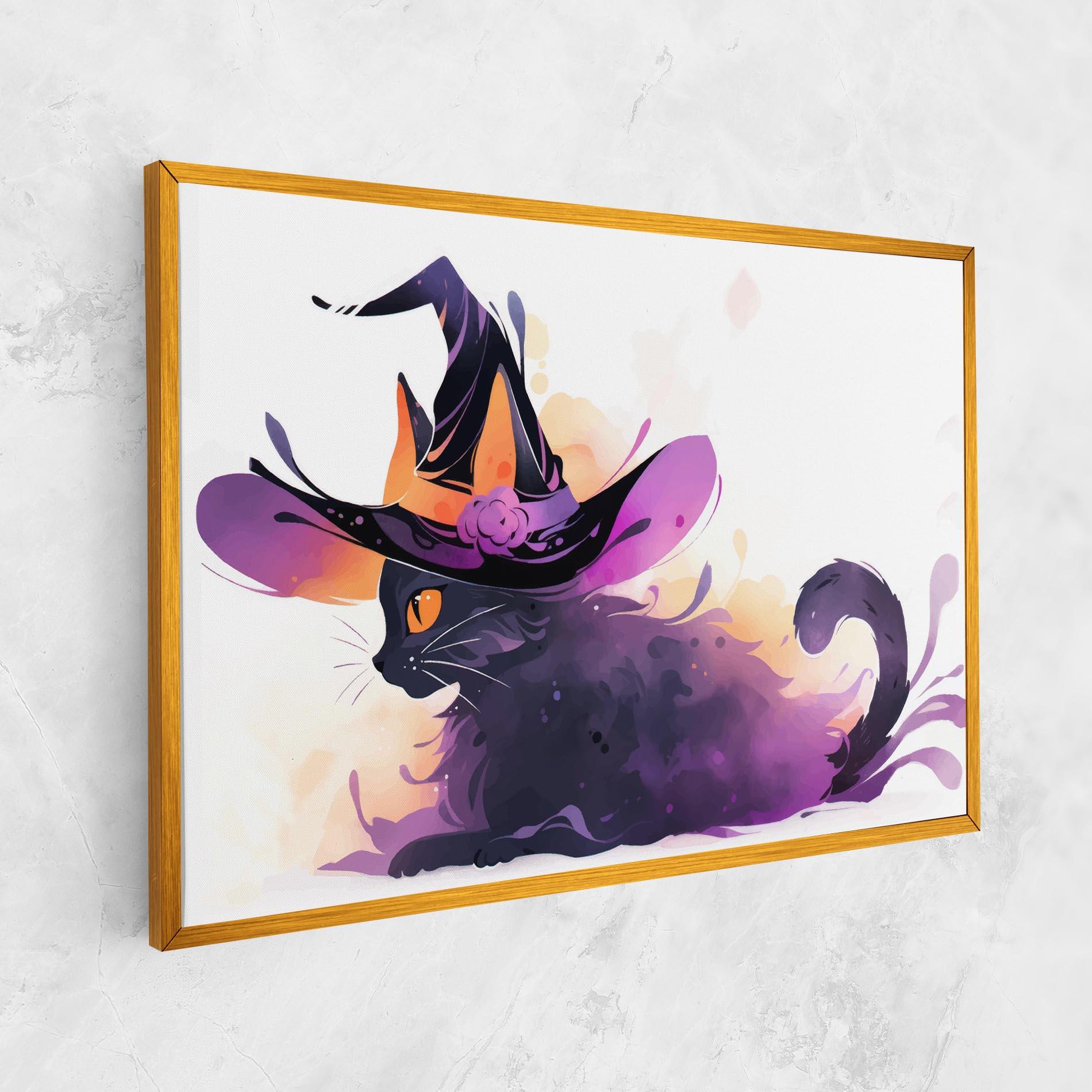 Vászonkép Cat Witch mockup 1