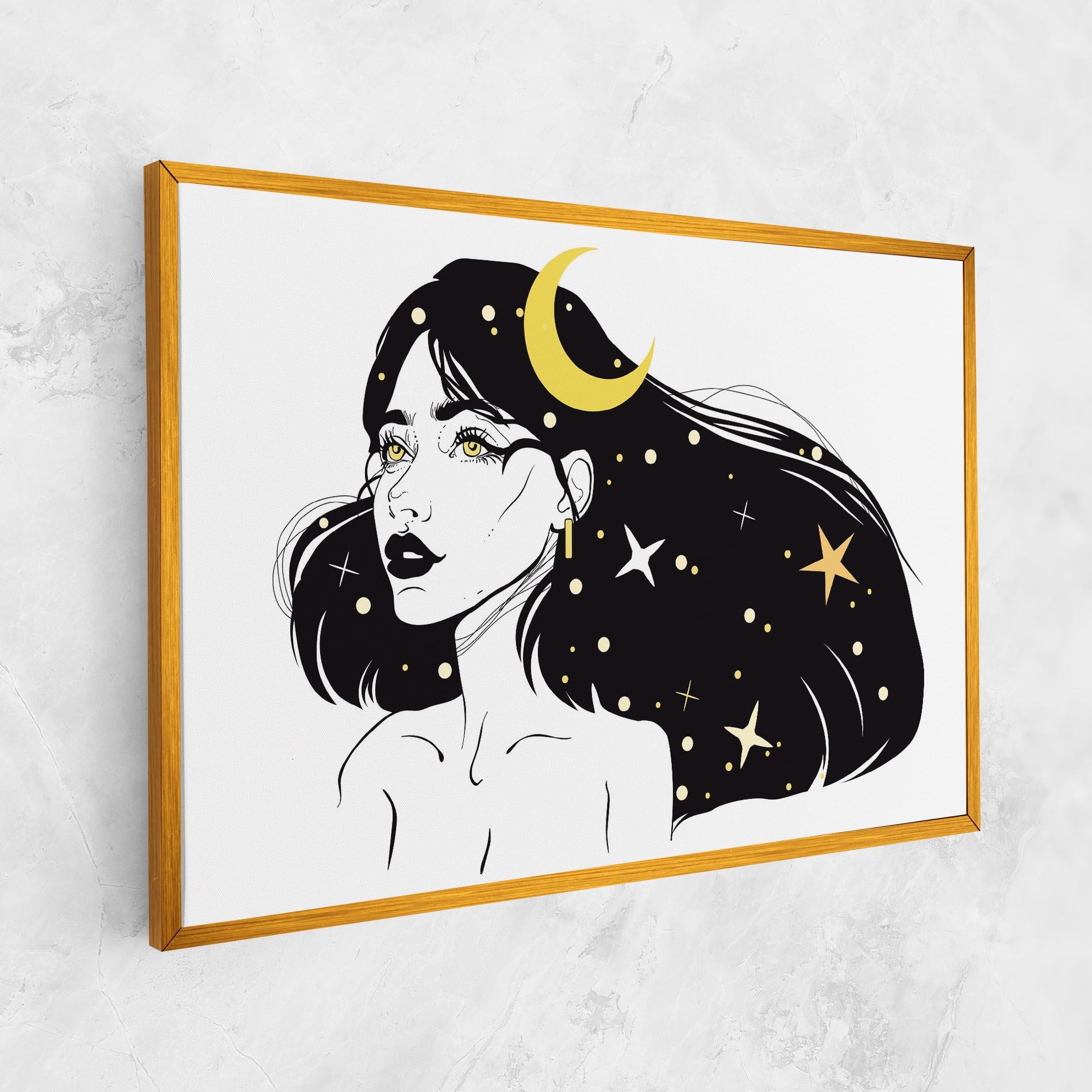 Vászonkép Night Witch mockup 1